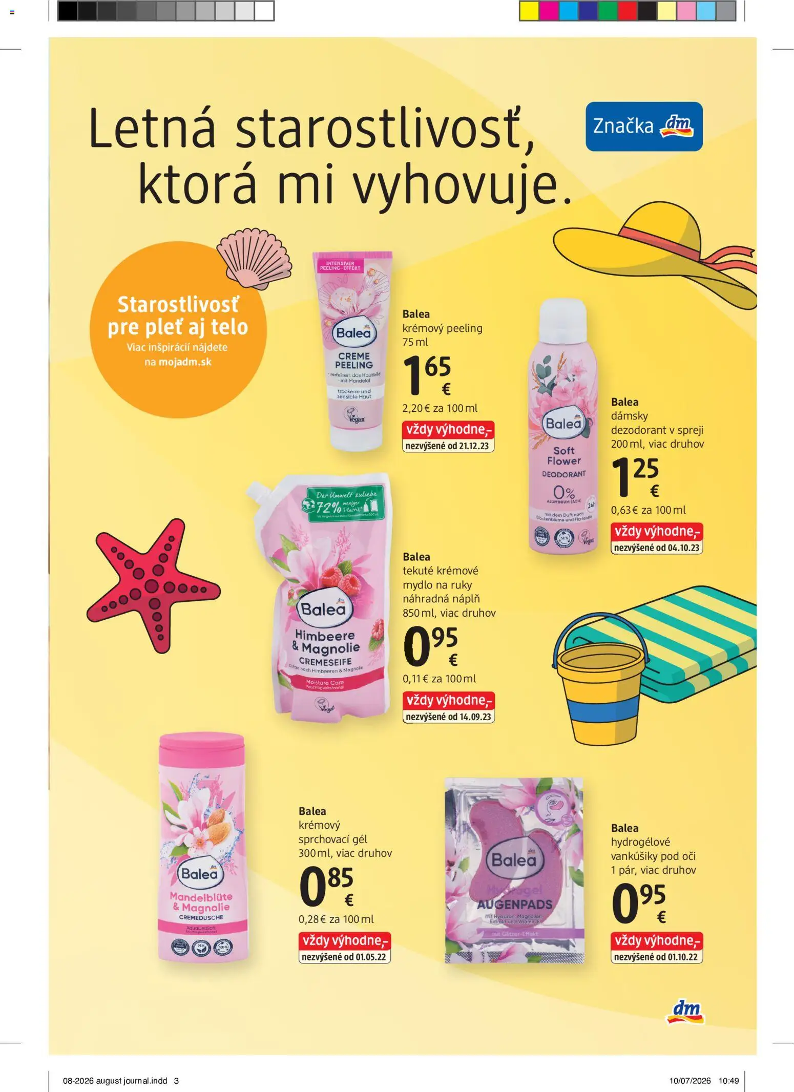 Nové dm drogerie akcie – leták je platný od 01.08.2026 | Strana: 3