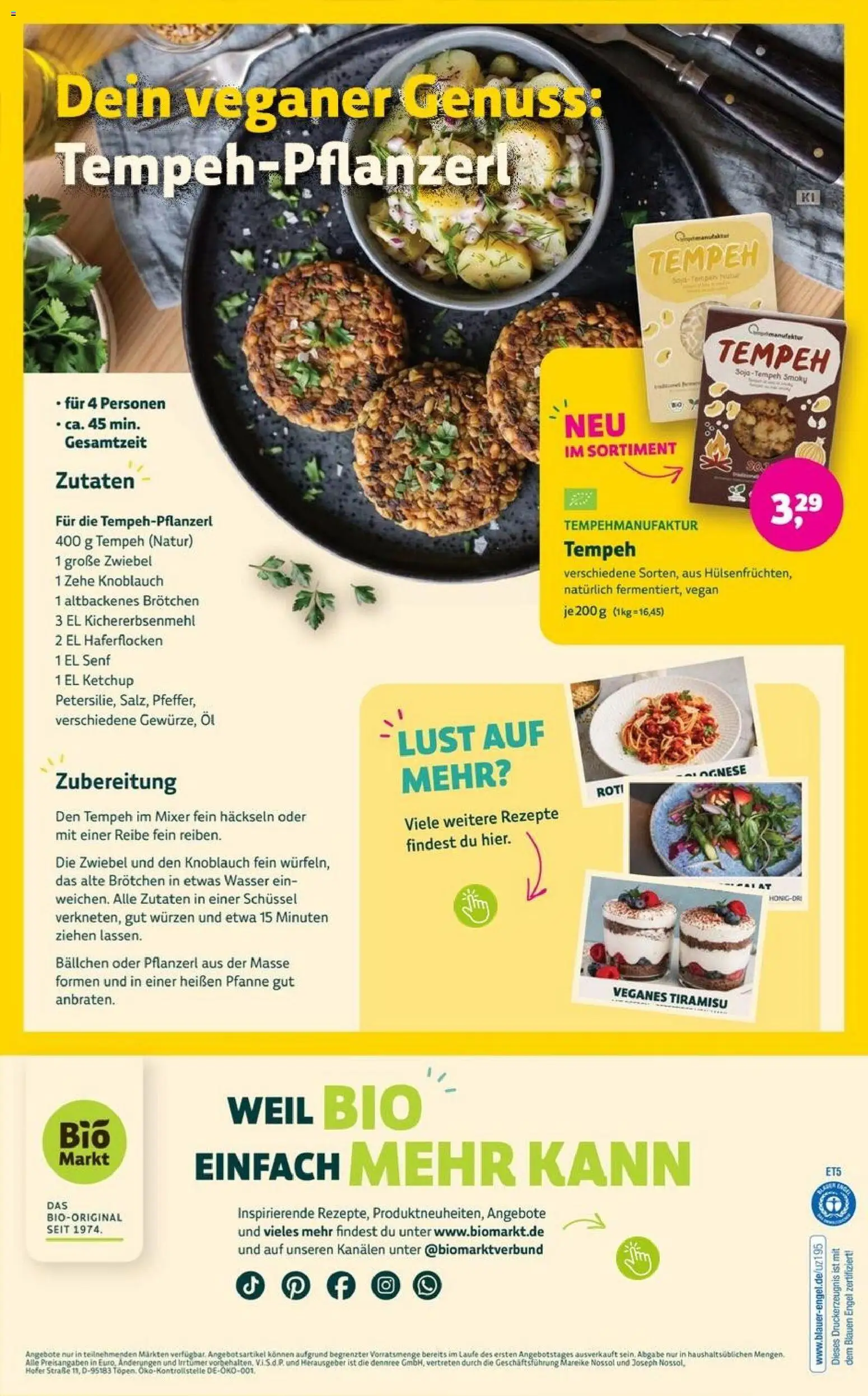 BioMarkt Prospekt – gültig ab 12.08.2026 | Seite: 14 | Produkte: Mixer, Wasser, Knoblauch, Ketchup