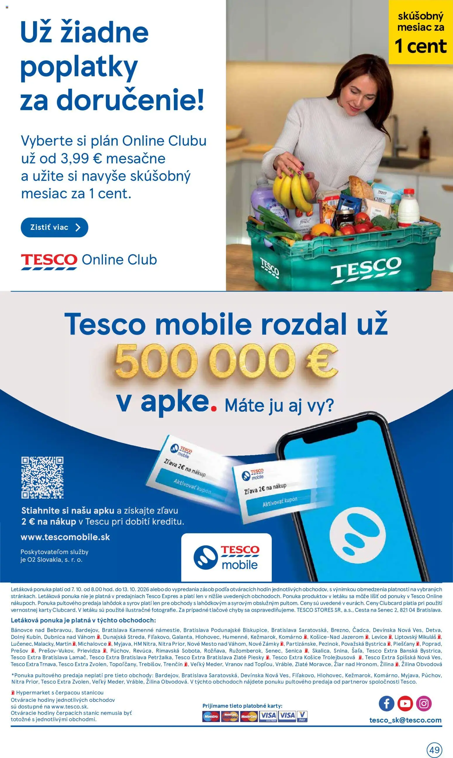 Nové Tesco akcie – leták je platný od 07.10.2026 | Strana: 49