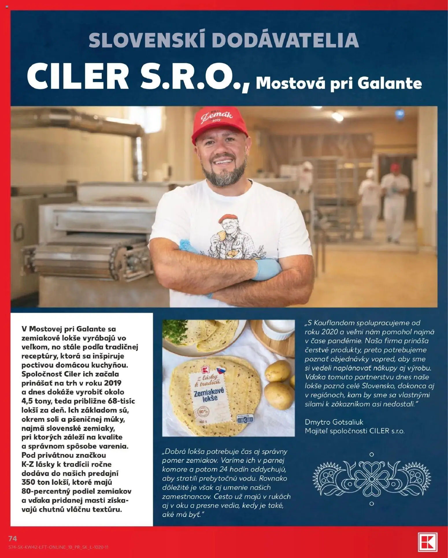 Nové Kaufland akcie – leták je platný od 15.10.2026 | Strana: 74 | Produkty: Cesto