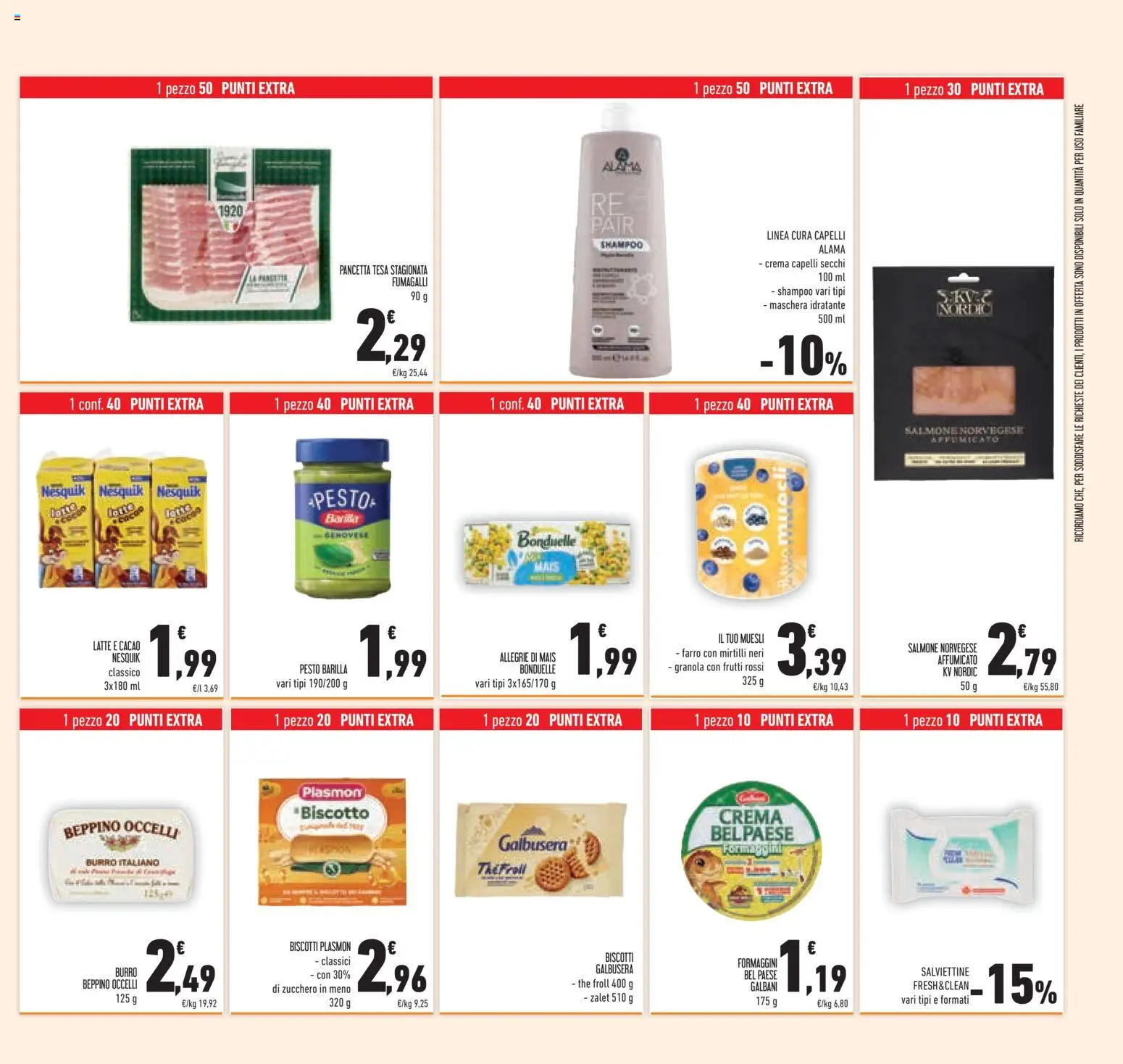 Volantino Conad del 12/08/2026 | Pagina: 39 | Prodotti: Crema, Latte, Pesto, Mirtilli
