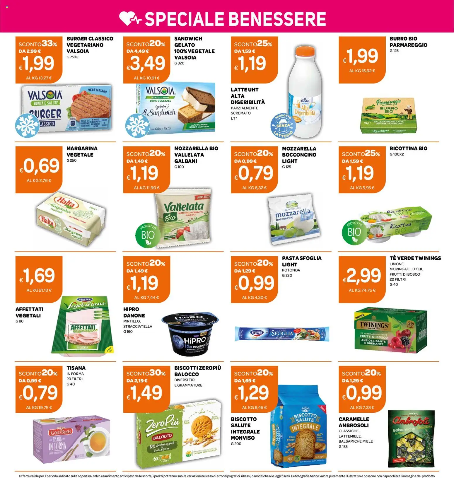 Volantino Ekom del 16.06.2026 | Pagina: 14 | Prodotti: Tè, Biscotti, Gelato, Burro