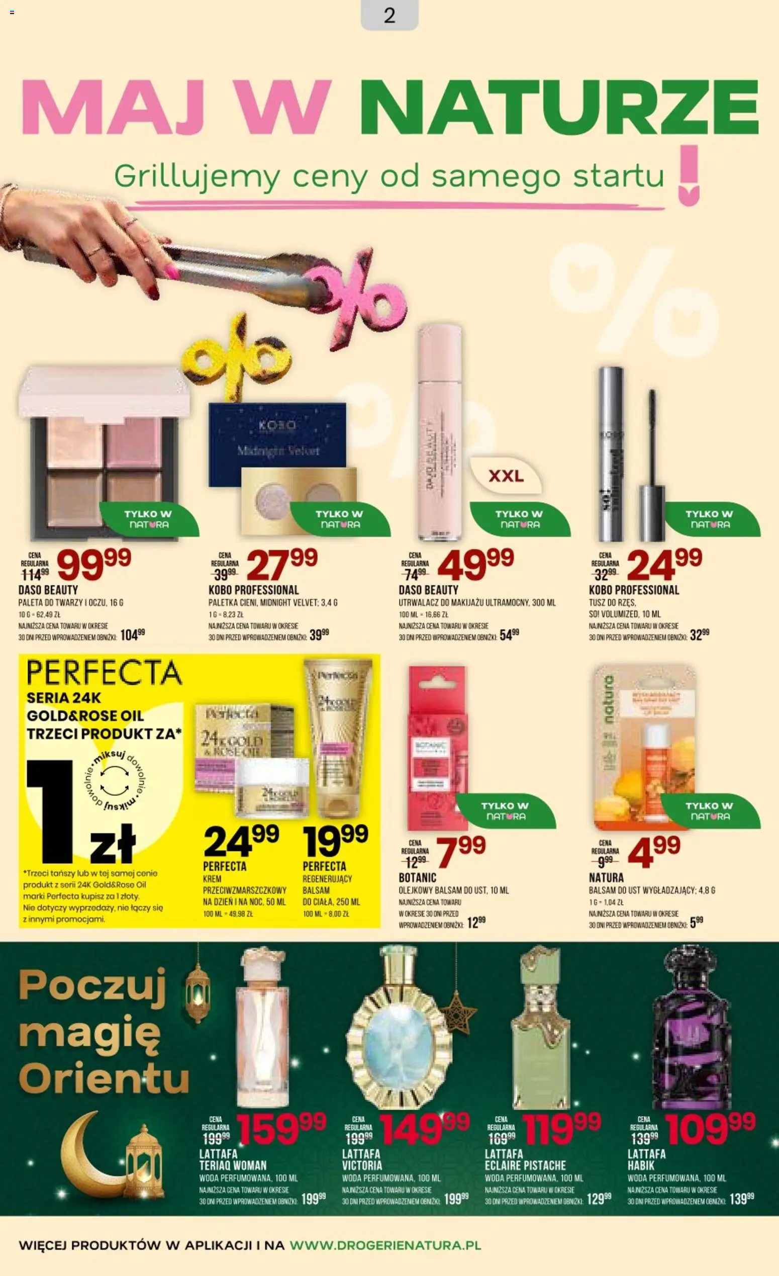 Drogerie Natura gazetka od 06.05.2026 | Strona: 2 | Produkty: Body, Krem, Fixer, Woda