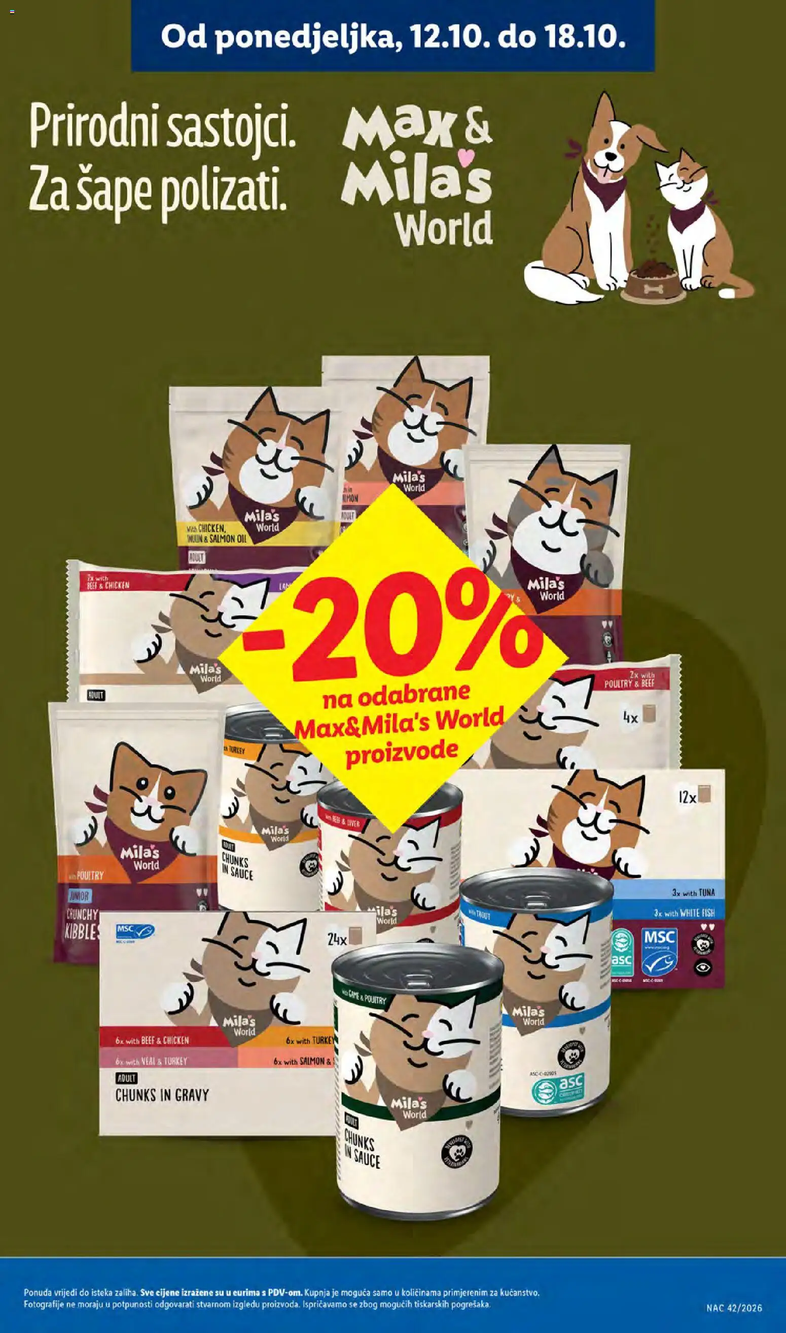 Lidl katalog | vrijedi od 12.10.2026 | Stranica: 25 | Proizvodi: Tuna