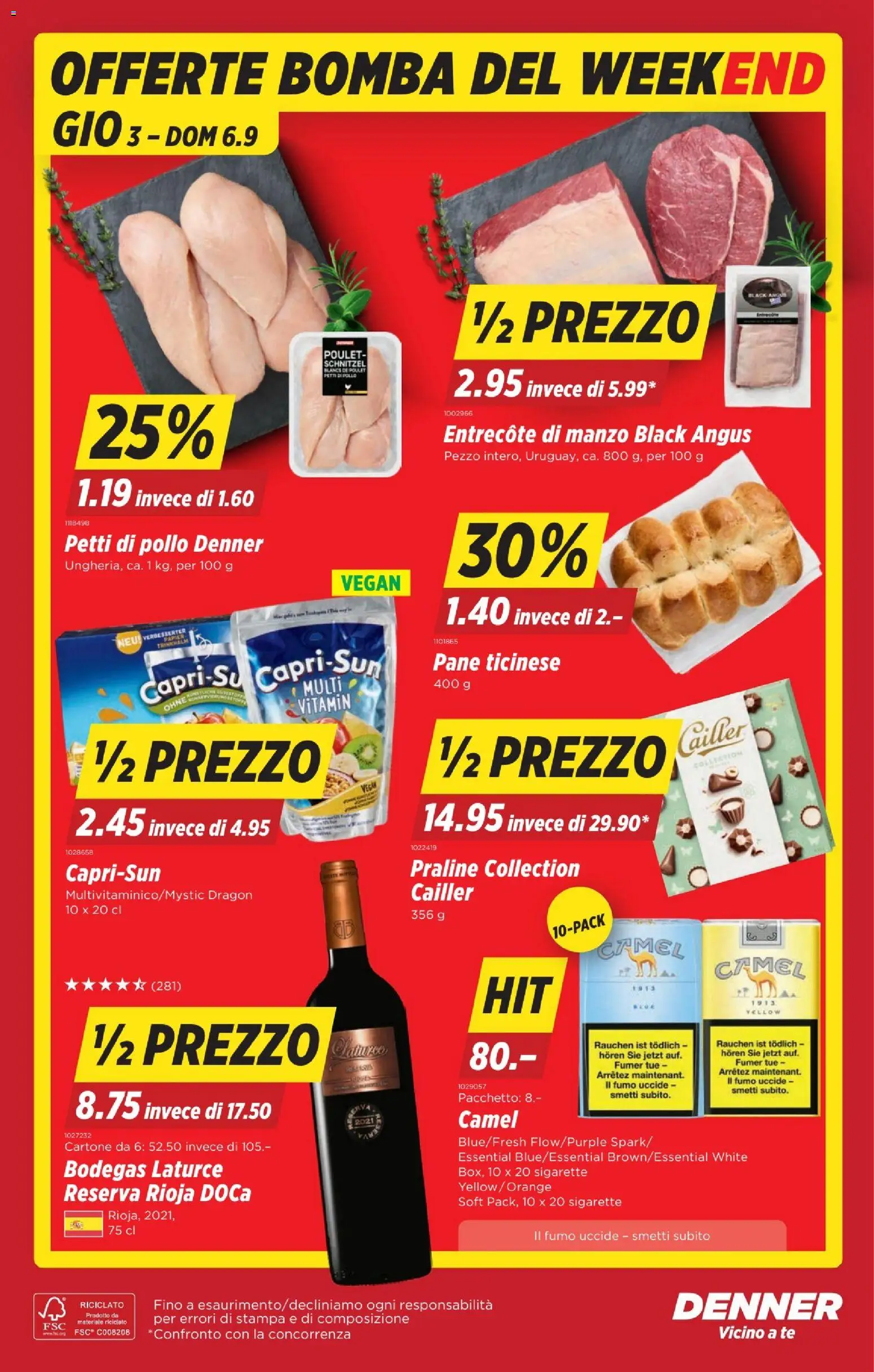 Denner aktionen IT – gültig ab 03.09.2026 | Seite: 20 | Produkte: Pane