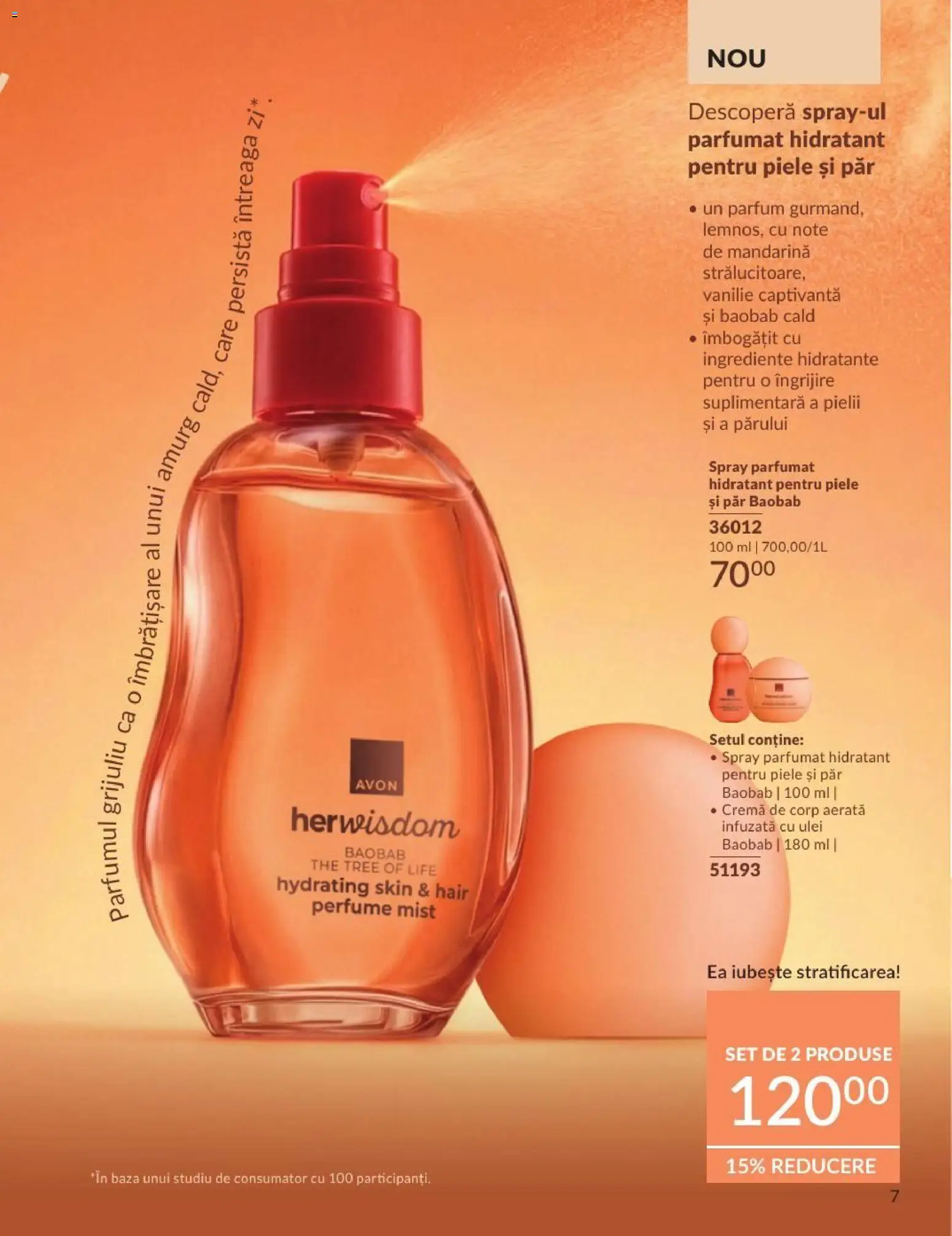 Noul catalog Avon – valabil de la 01.09.2026 | Pagină: 7 | Produse: Parfum, Cremă, Ulei, Cremă de corp