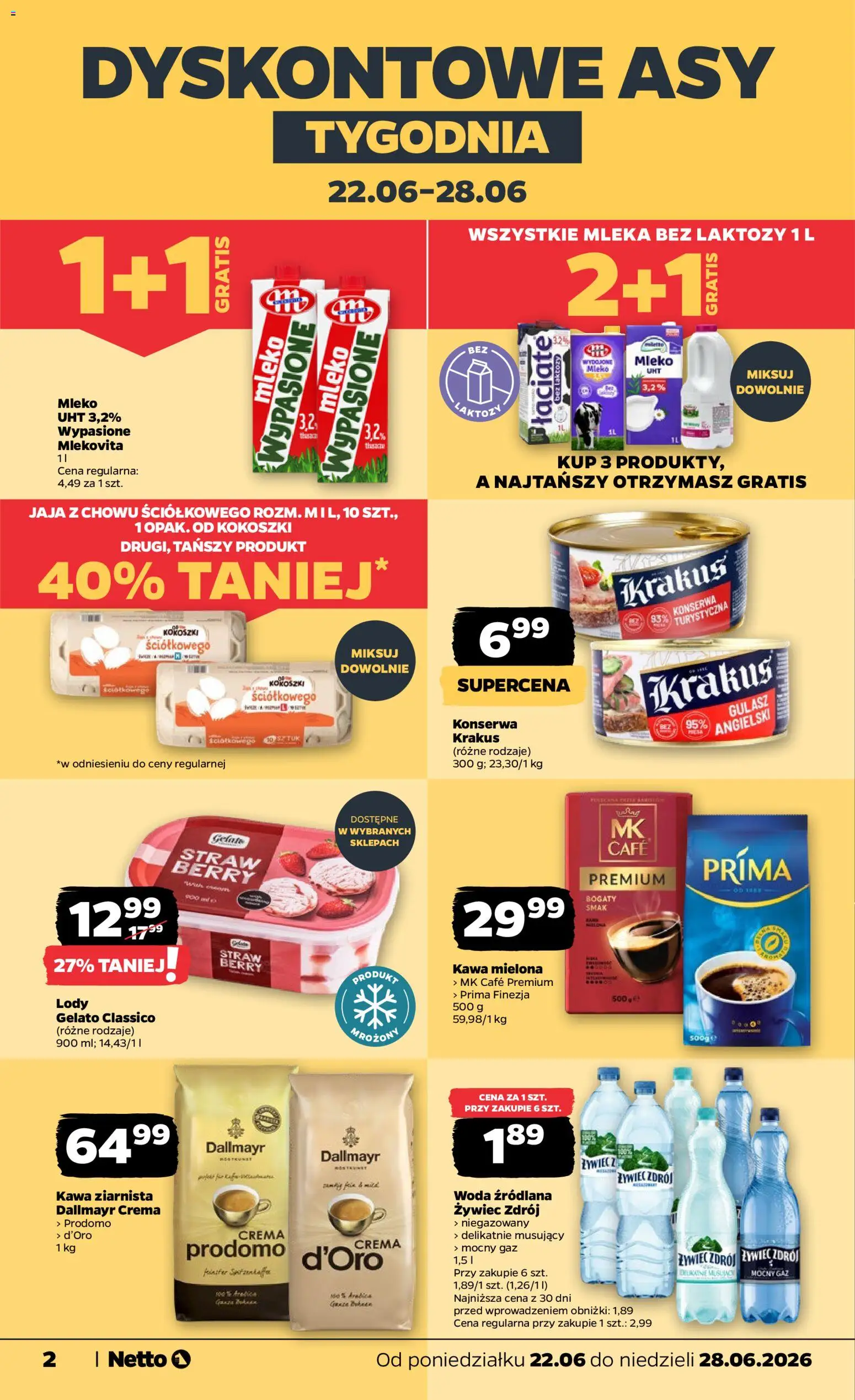 Netto gazetka od poniedziałku spożywcza od 22.06.2026 | Strona: 2