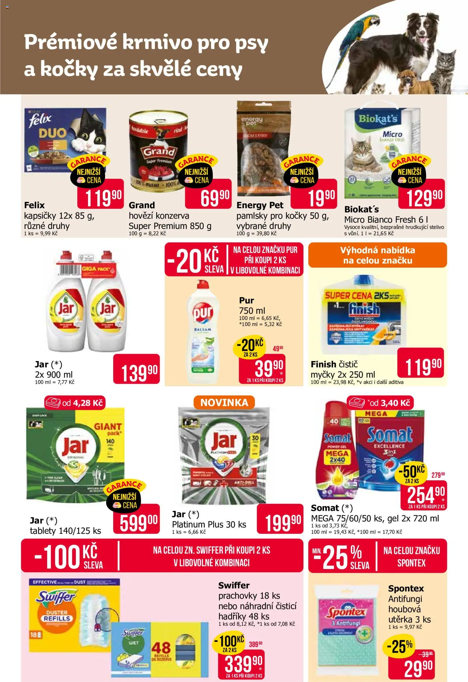 TETA Drogerie leták od 06.05.2026 | Strana: 18 | Produkty: Tablety do myčky, Felix kapsičky, Swiffer, Somat