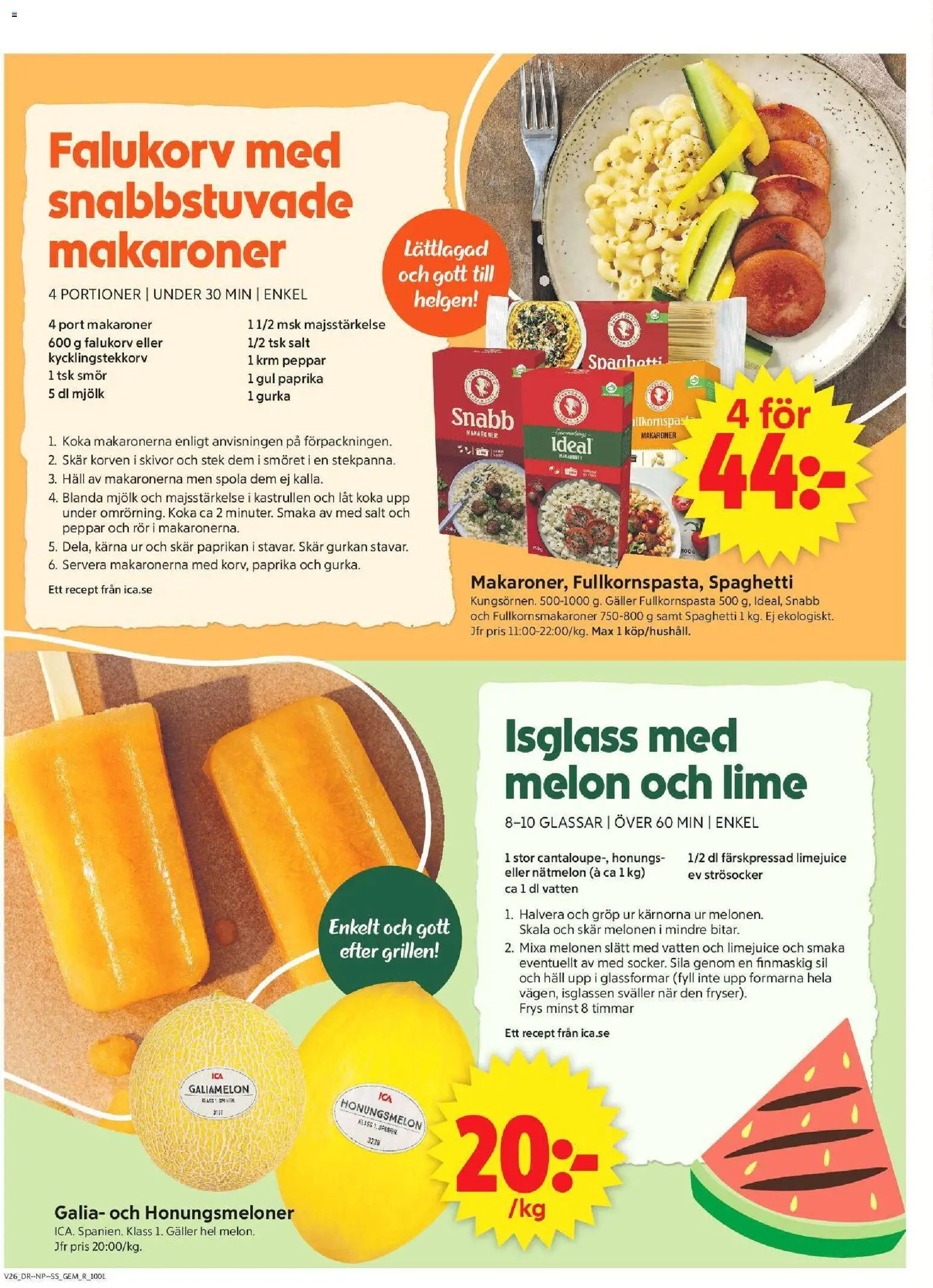 ICA Supermarket reklamblad aktuell från 22/06/2026 | Sida: 6
