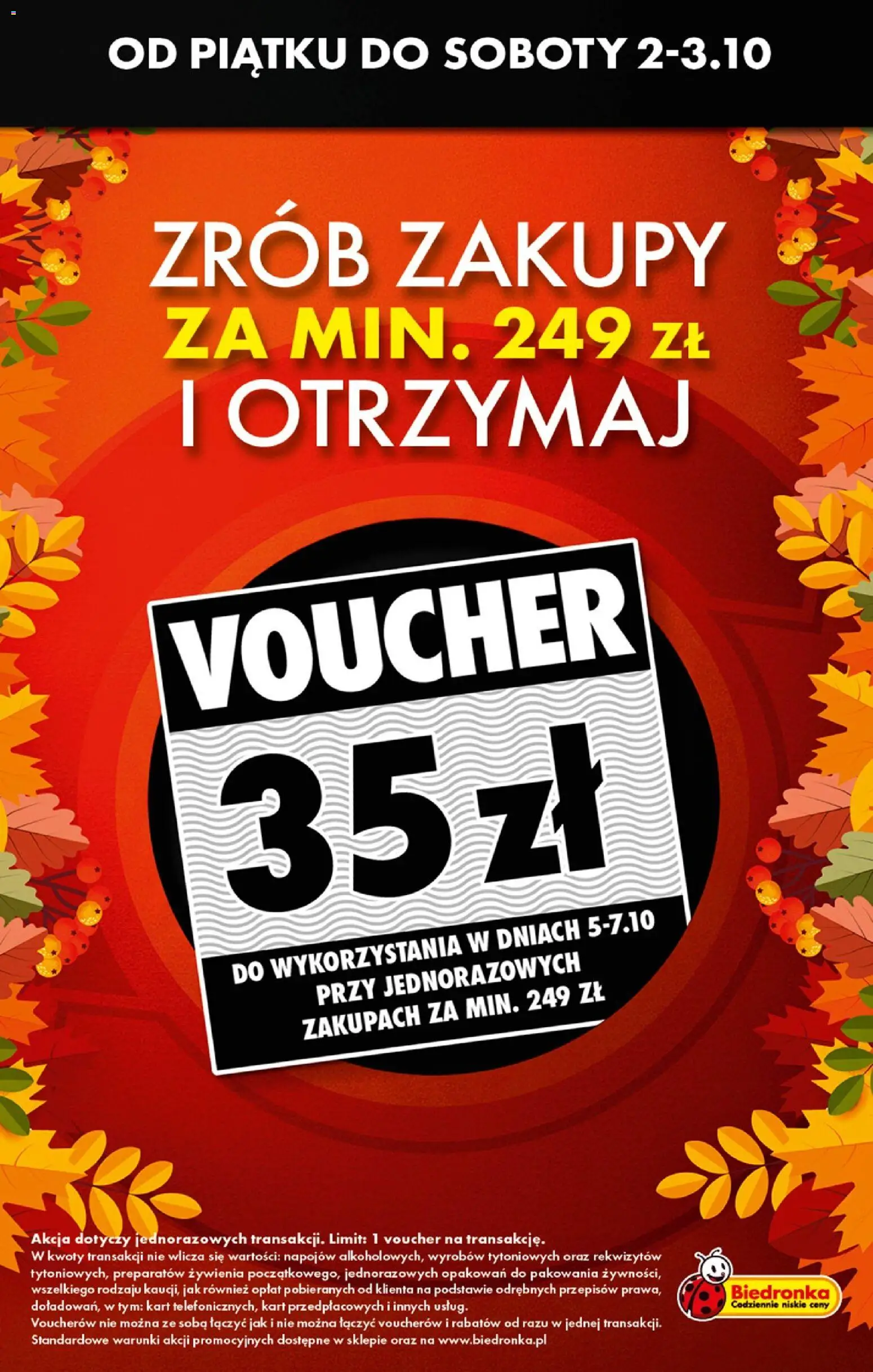 Biedronka gazetka - Tani weekend od 02.10.2026 | Strona: 3