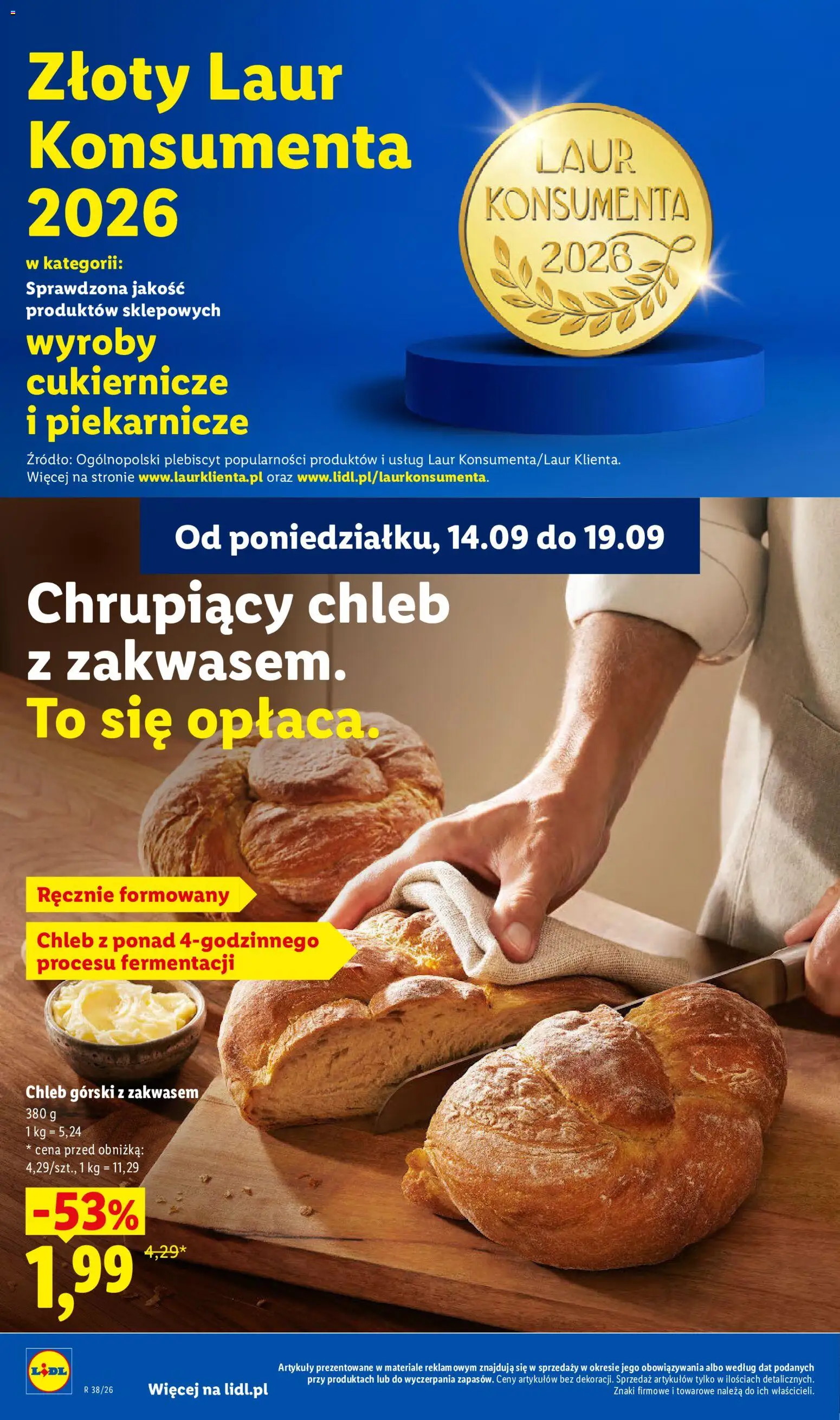 Lidl Polsko leták od 17.09.2026 | Strana: 48 | Produkty: Chléb