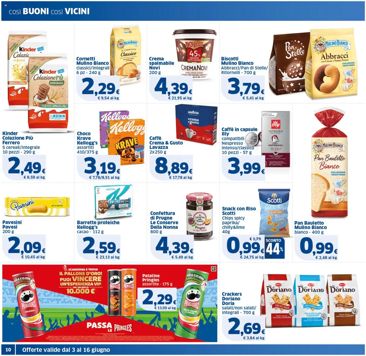 Volantino SIGMA del 03.06.2026 | Pagina: 10 | Prodotti: Crema, Riso, Biscotti, Pallone