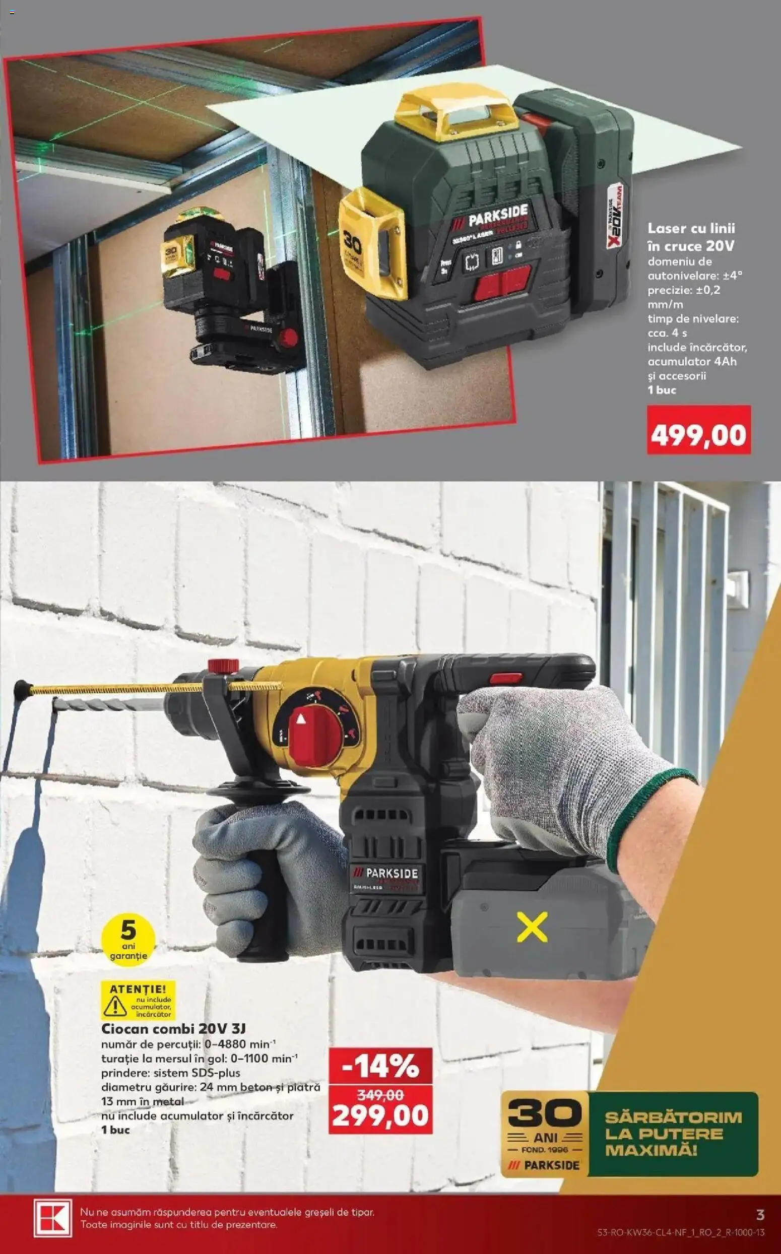 Kaufland Viseu de Sus 02.09.2026 - Revista si Oferta | Pagină: 3 | Produse: Încărcător, Parkside