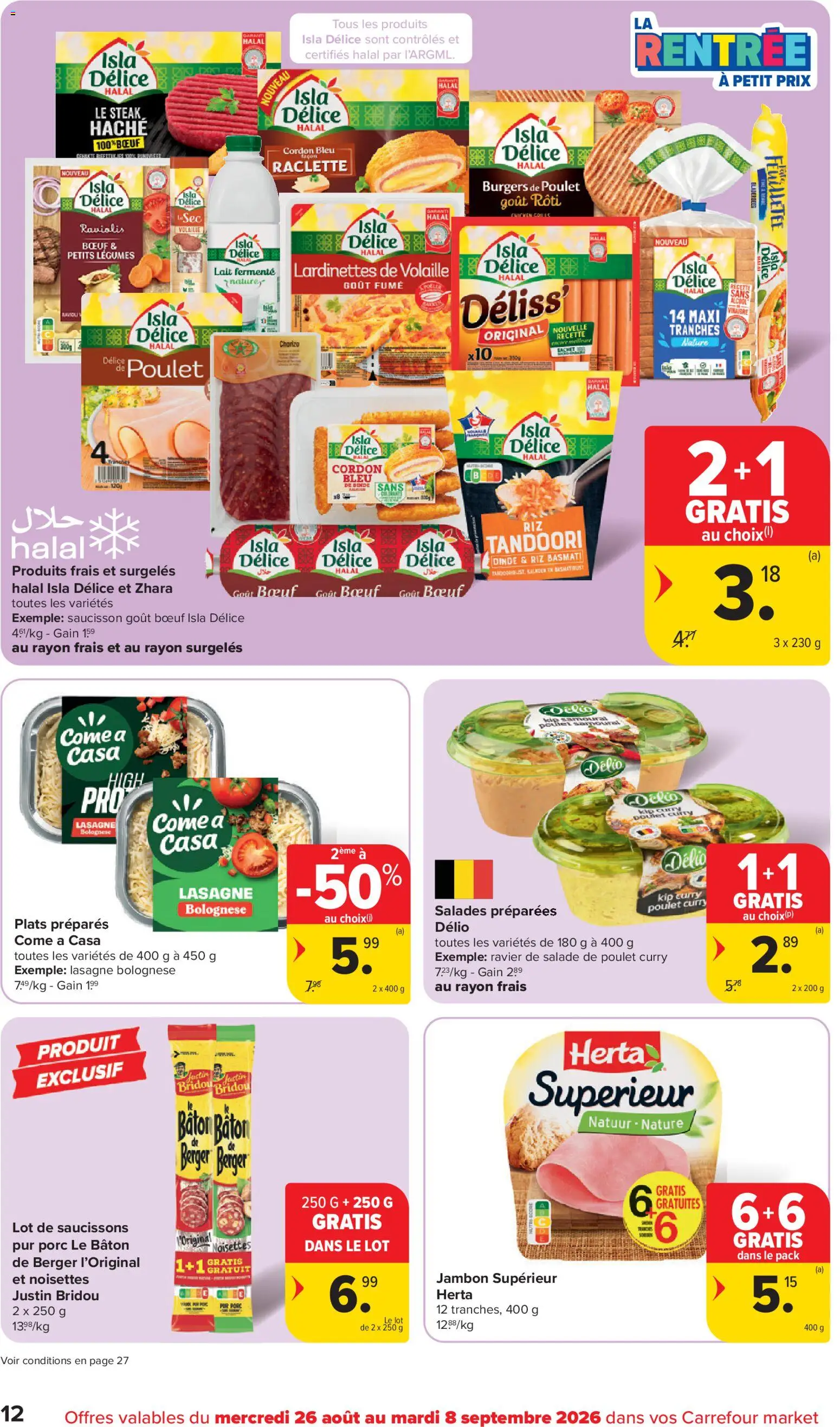 {H1} | Pagina: 12 | Producten: Ham, Salades, Lasagne, Salade