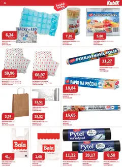 Náhled letáku Kubík leták - Velkoobchod 08/2026 od 01.10.2026 | Strana: 41 | Produkty: Fólie, Svačinové sáčky, Alobal, Papír na pečení