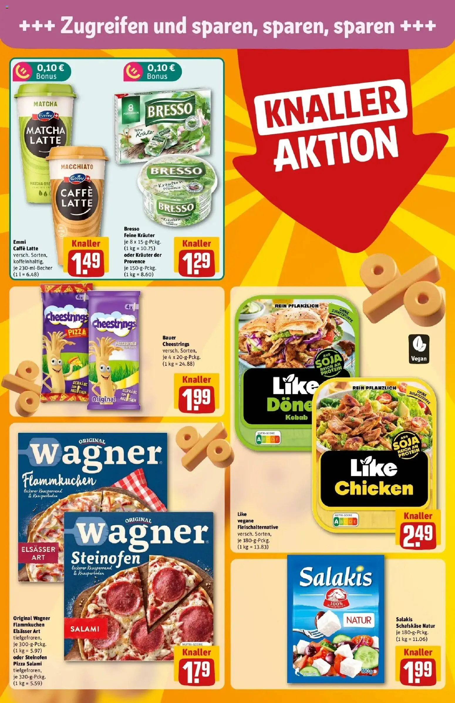 REWE Prospekt ab 12.10.2026 zum Blättern » Angebote | Seite: 20 | Produkte: Mozzarella, Bresso, Salami, Pizza