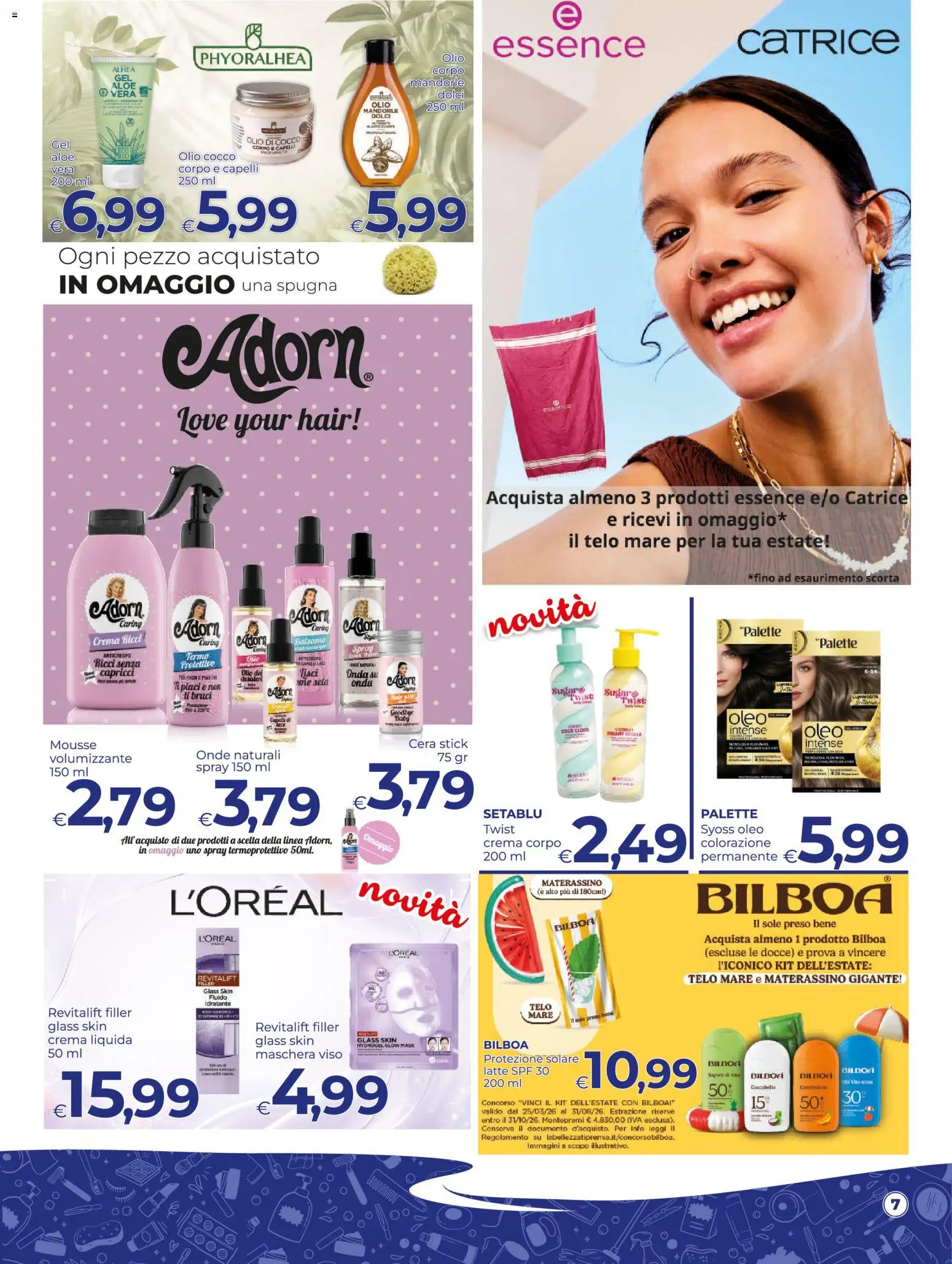 Volantino Pilato del 23/06/2026 | Pagina: 7 | Prodotti: Spugna, Balsamo, Olio, Cocco