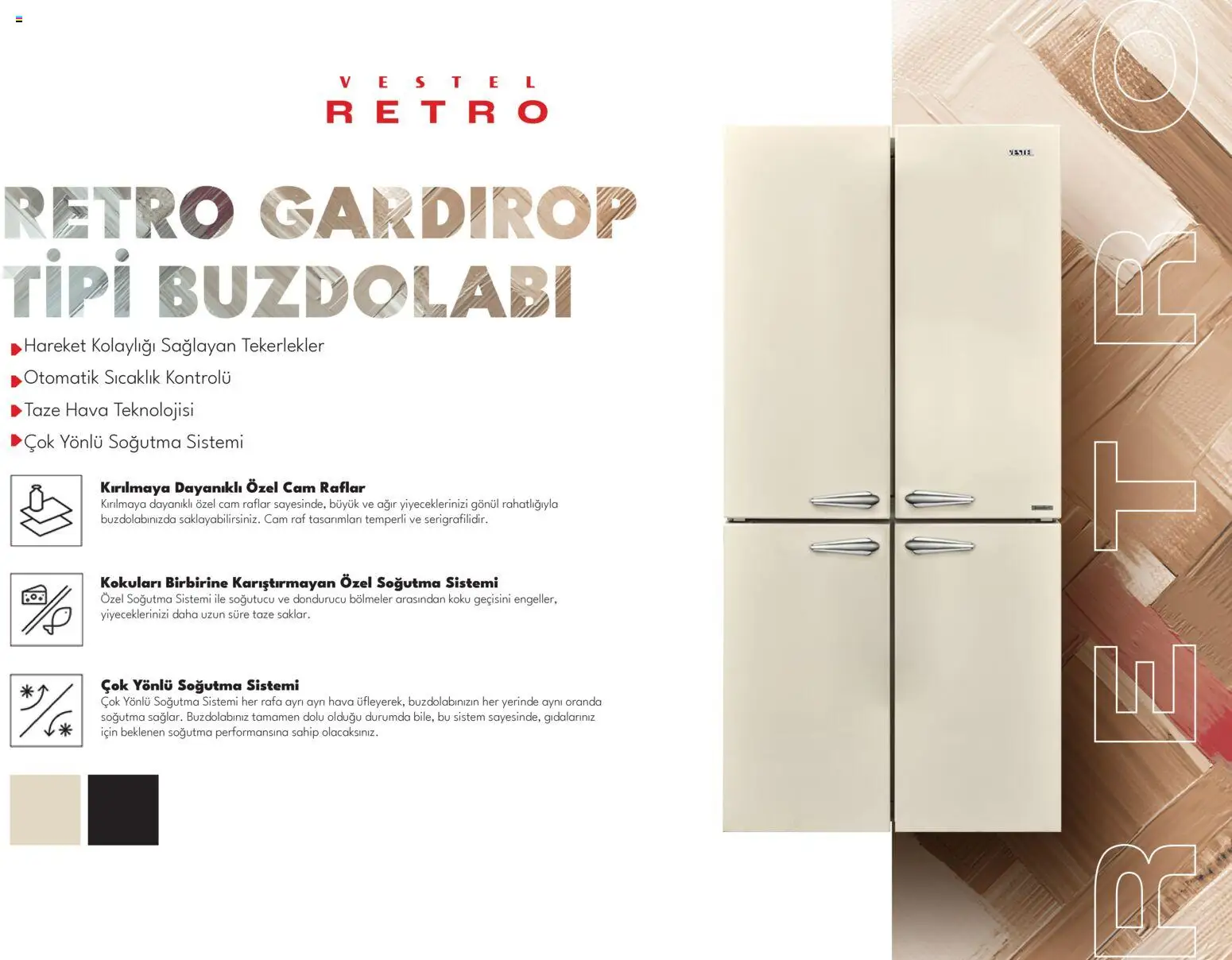 Vestel - Retro Katalog - 01 Ekim 2026 tarihinden itibaren geçerlidir | Sayfa: 11 | Ürünler: Raf, Gardırop, Koku, Dondurucu