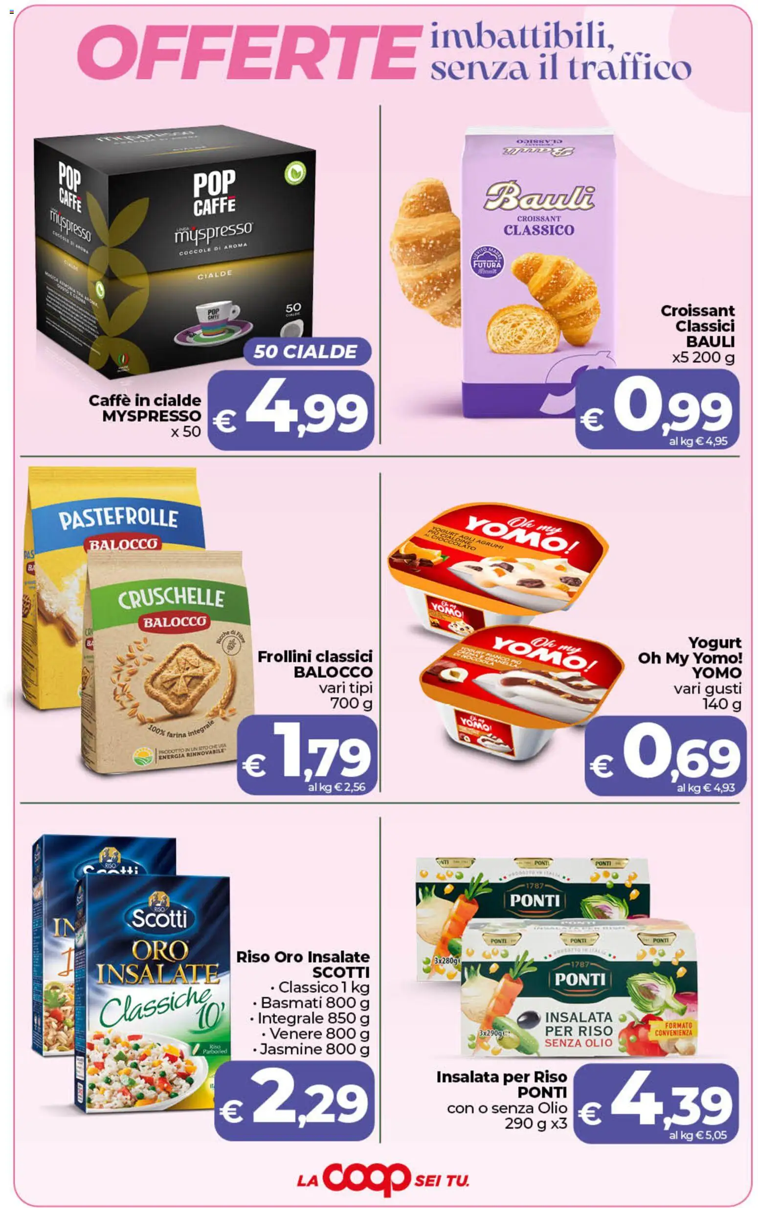 Volantino COOP del 19.05.2026 | Pagina: 2 | Prodotti: Yogurt, Cioccolato, Insalata, Croissant