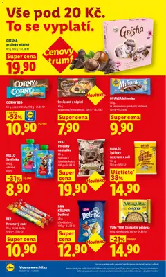 Náhled letáku PEZ Hroznový cukr, 39 g, různé druhy, 100 g = 27,95 Kč od 29.10.2026 | Strana: 30