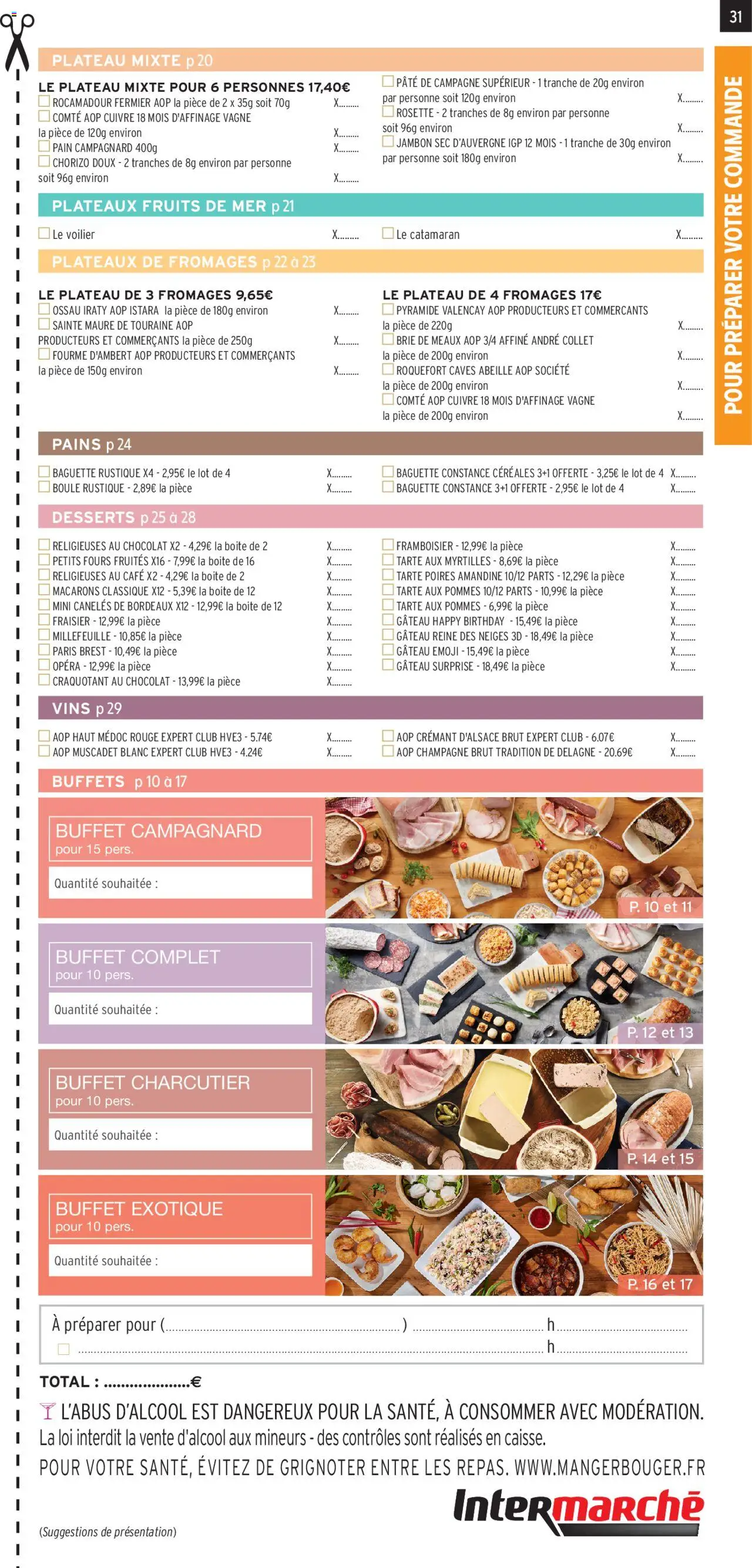 {H1} | Page: 31 | Produits: Myrtilles, Champagne, Fraisier, Céréales