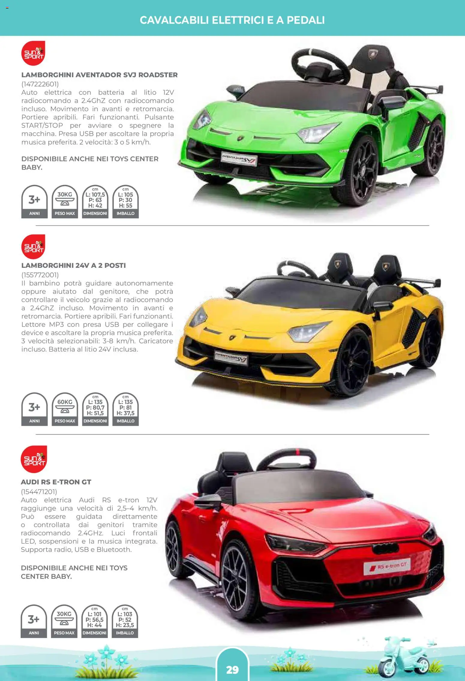 Volantino Toys Center del 02.04.2026 | Pagina: 31 | Prodotti: MP3, USB, Presa, Batteria