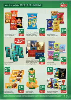 ČIA MARKET leidinys galioja nuo 2026.10.13 | Puslapis: 13