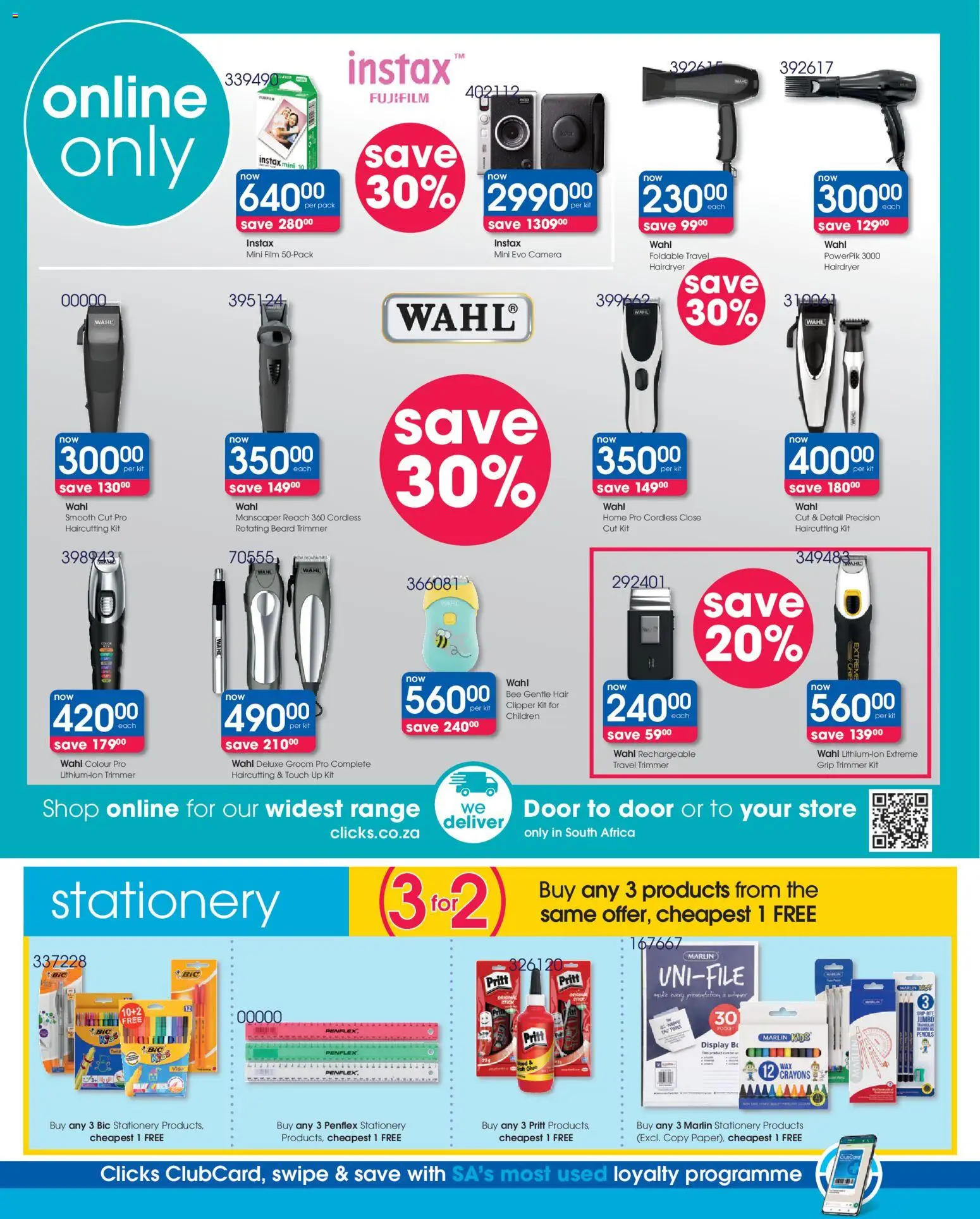 New Clicks catalogue – valid from 09.04.2026 | Page: 40 | Products: Camera, Hair clipper
