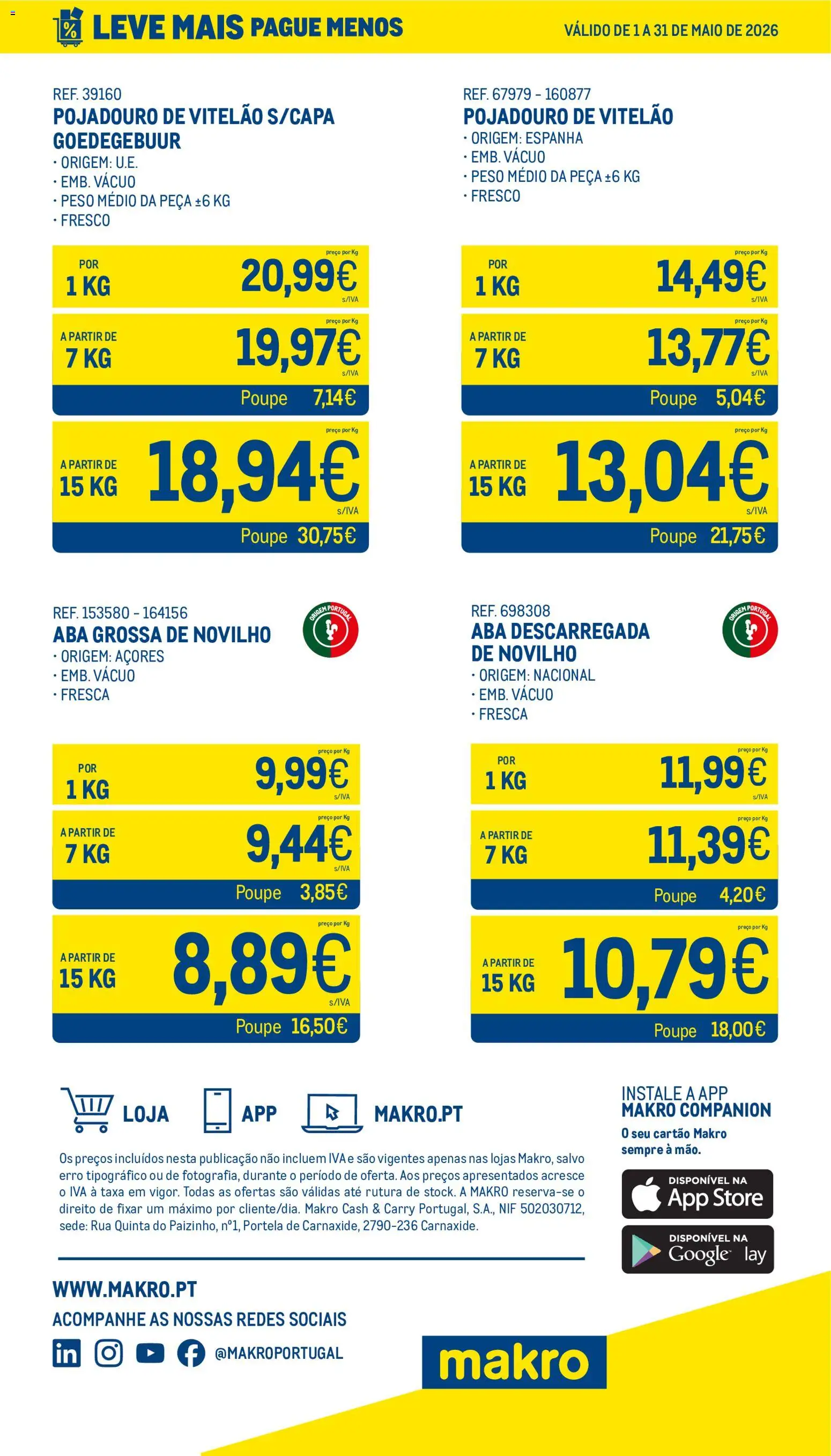Makro Leve Mais Pague Menos - Carne Fresca │ válido de 01.05.2026 | Página: 7