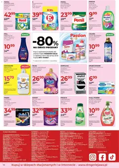 Pogląd oferty "Jawa gazetka" - ważna od 03.09.2026 | Strona: 16 | Produkty: Płyn do płukania, Proszek, Proszek do prania, Płyn do mycia naczyń