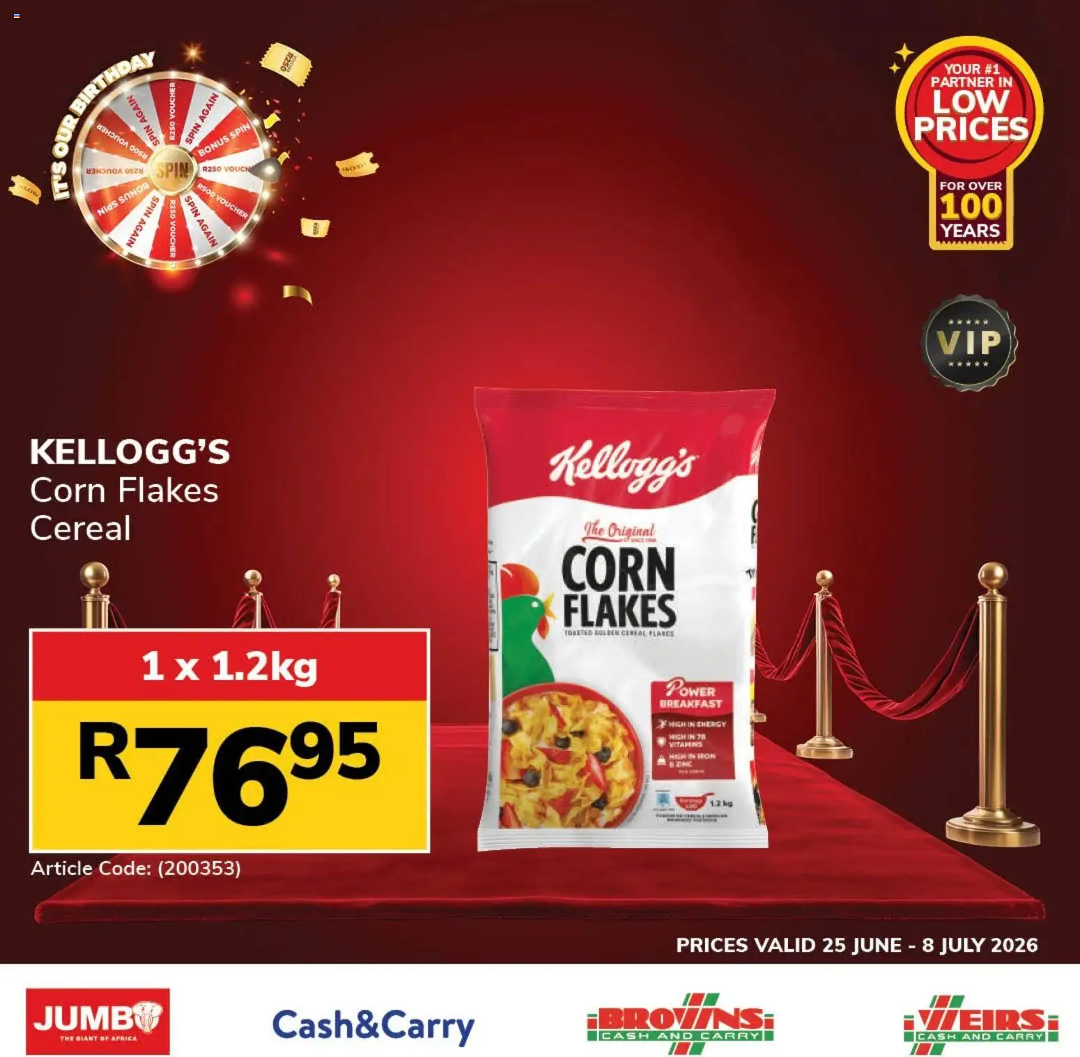 New Jumbo catalogue – valid from 25/06/2026 | Page: 6 | Products: Corn, Iron, Flakes