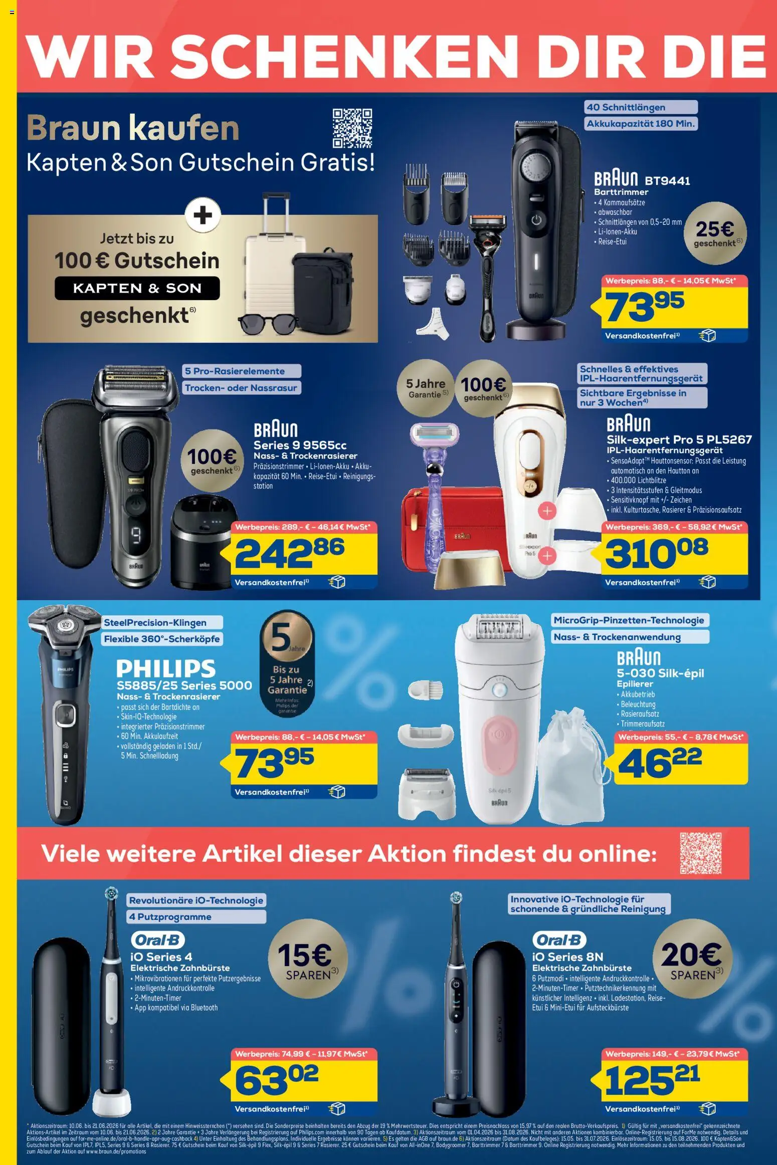 Euronics  Aktueller Prospekt – gültig ab 10.06.2026 | Seite: 6 | Produkte: Philips, Epilierer, Elektrische zahnbürste, Zahnbürste