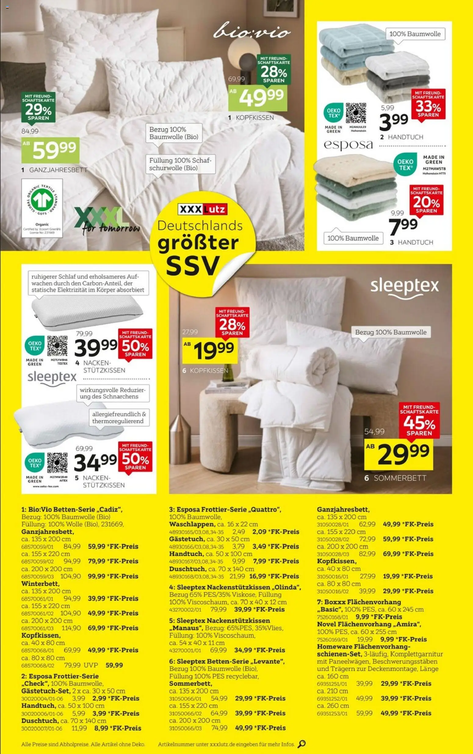 XXXLutz WMF Aktion – gültig ab 27.06.2026 | Seite: 6 | Produkte: Kopfkissen