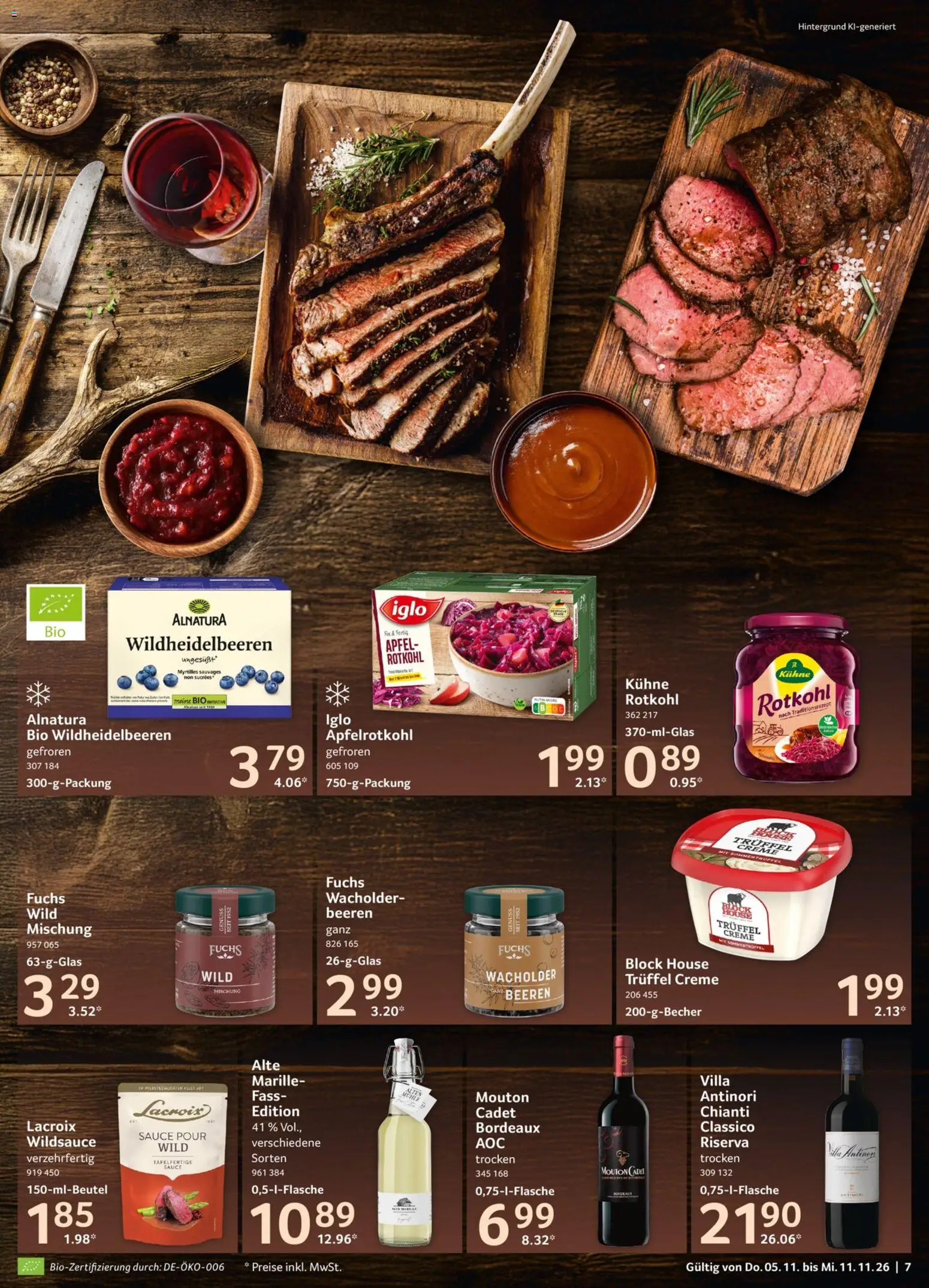Selgros Prospekt – gültig ab 05.11.2026 | Seite: 7 | Produkte: Mühle, Iglo, Äpfel, Creme