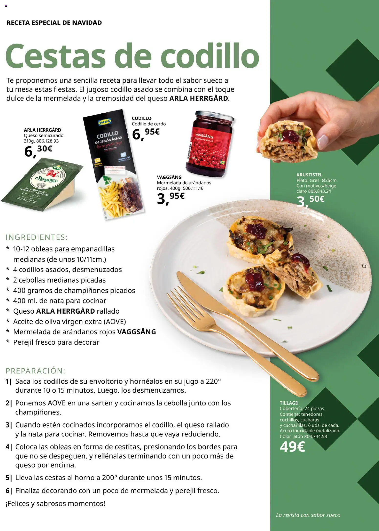 IKEA - Fika │ válido desde el 01/10/2026 | Página: 13 | Productos: Ingredientes, Nata, Perejil, Horno