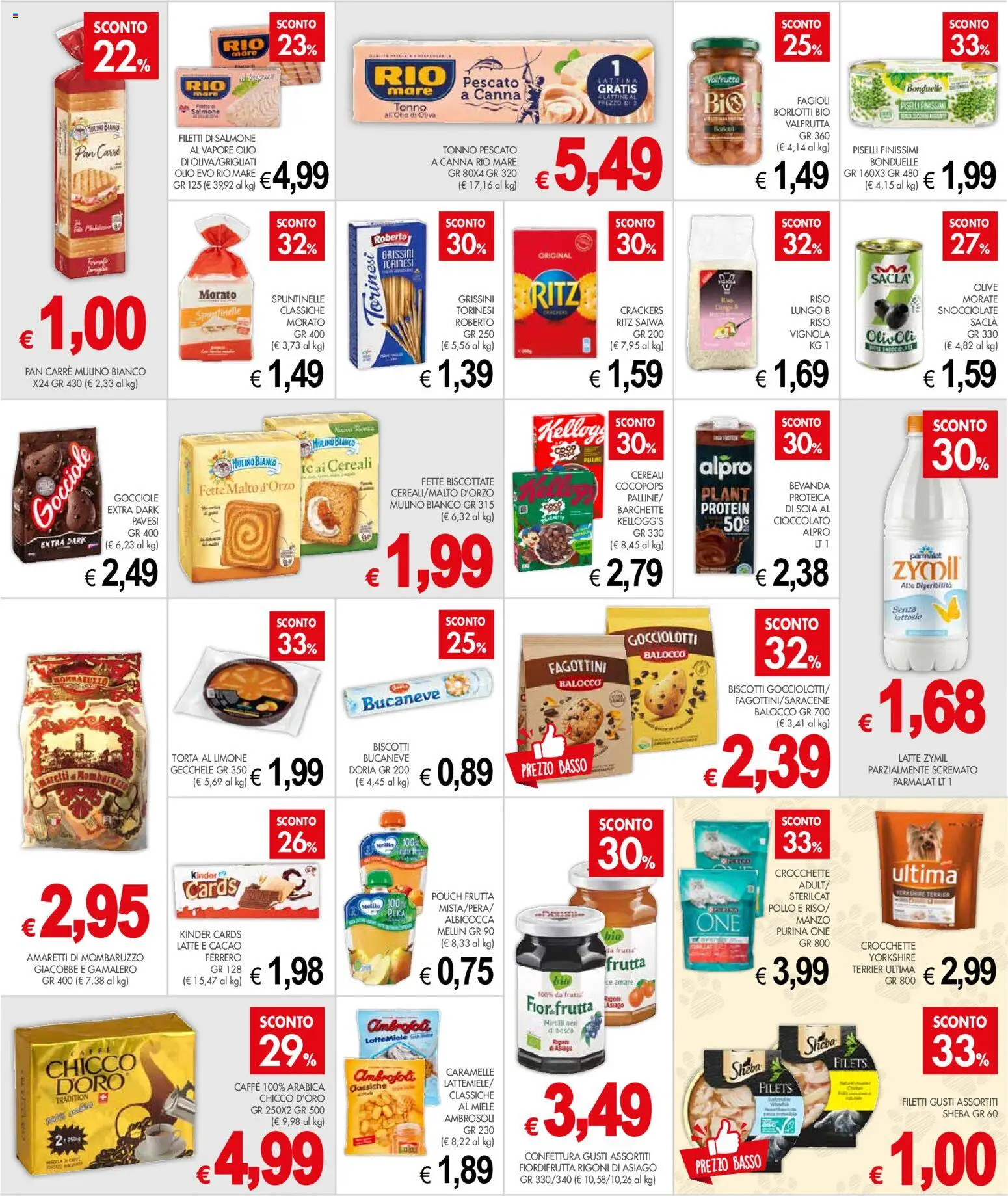 Volantino Presto Fresco del 17/08/2026 | Pagina: 7 | Prodotti: Manzo, Biscotti, Olive, Crocchette