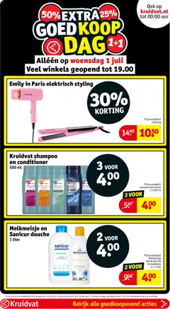 Kruidvat folder week 27 - Voorbeeld van een folder van Kruidvat, geldig van 30-06-2026 | Pagina: 8 | Producten: Bad, Douche, Gel, Shampoo