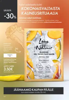 Oriflame-mainoslehti voimassa 22.04.2026 alkaen | Sivu: 134 | Tuotteet: Mango, Kasvonaamio
