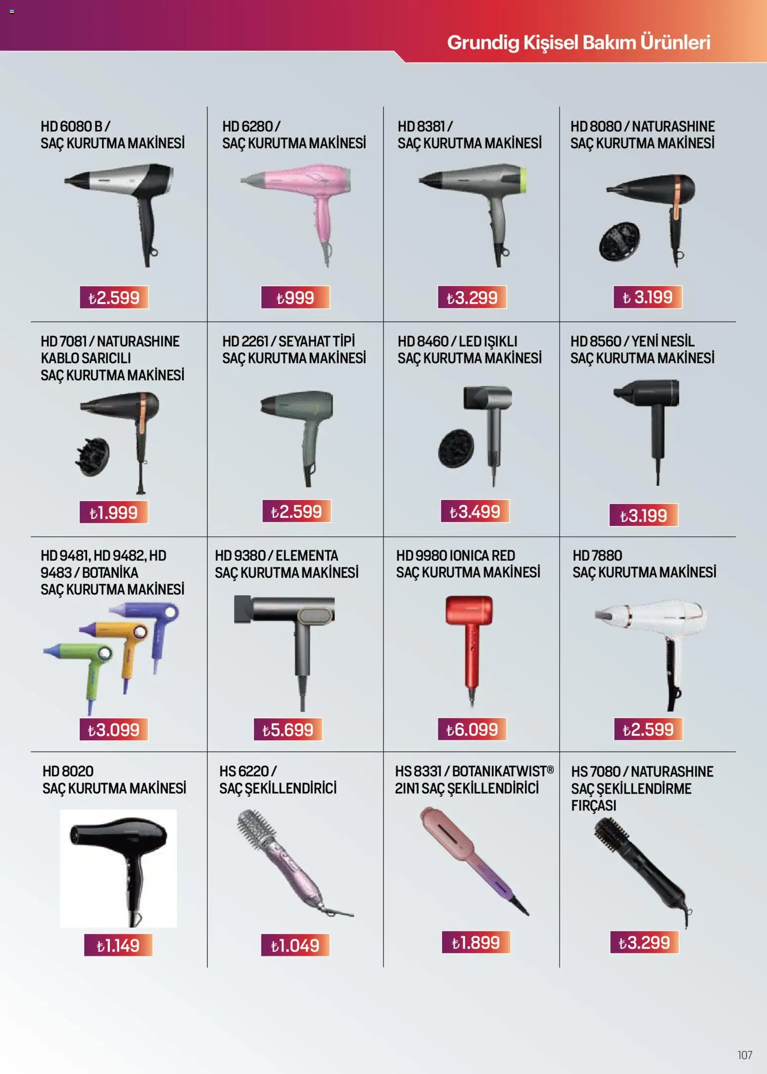Arçelik Katalog - 16.05.2026 tarihinden itibaren geçerlidir | Sayfa: 106