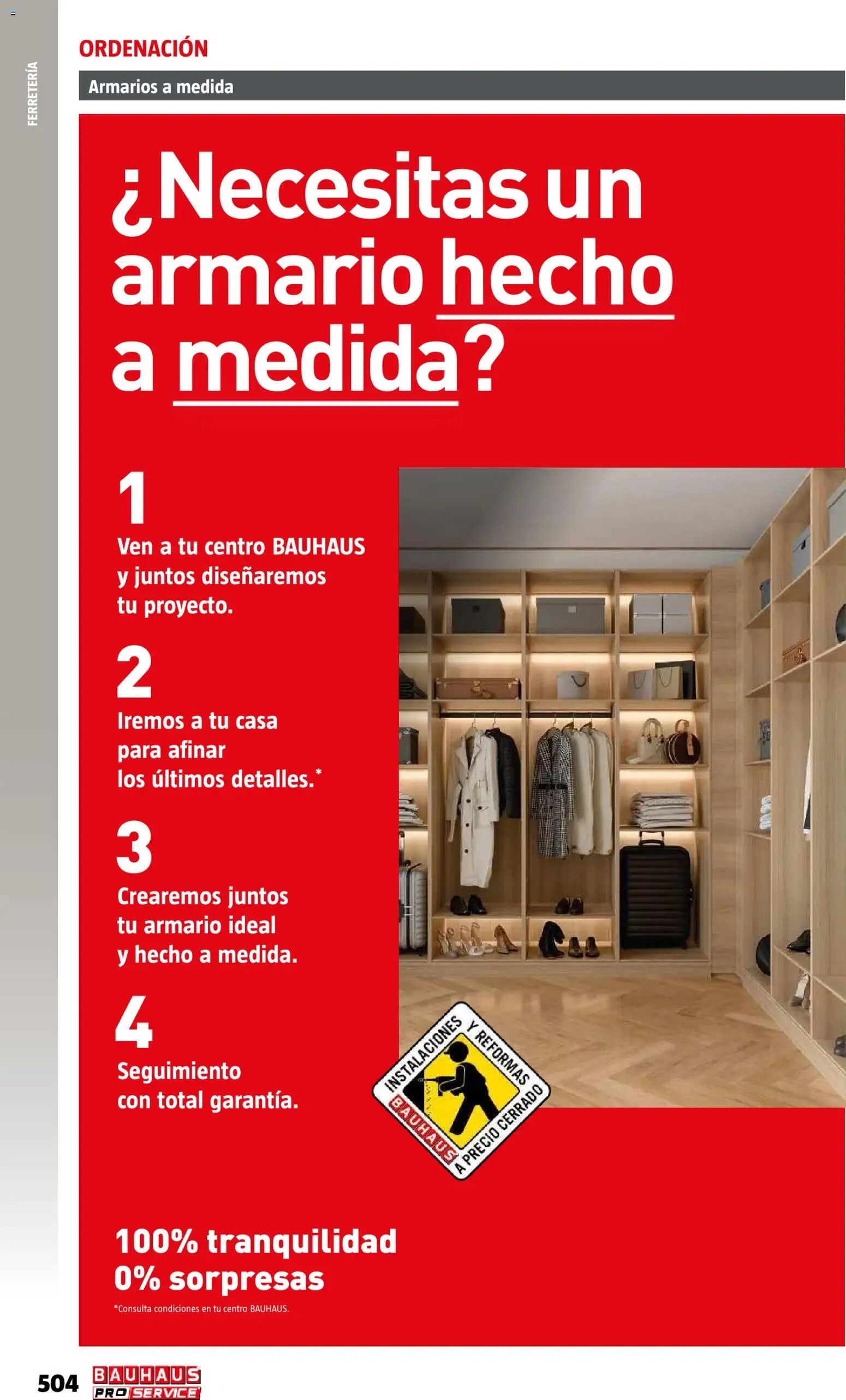 Bauhaus ProService │ válido desde el 11/05/2026 | Página: 504 | Productos: Armario