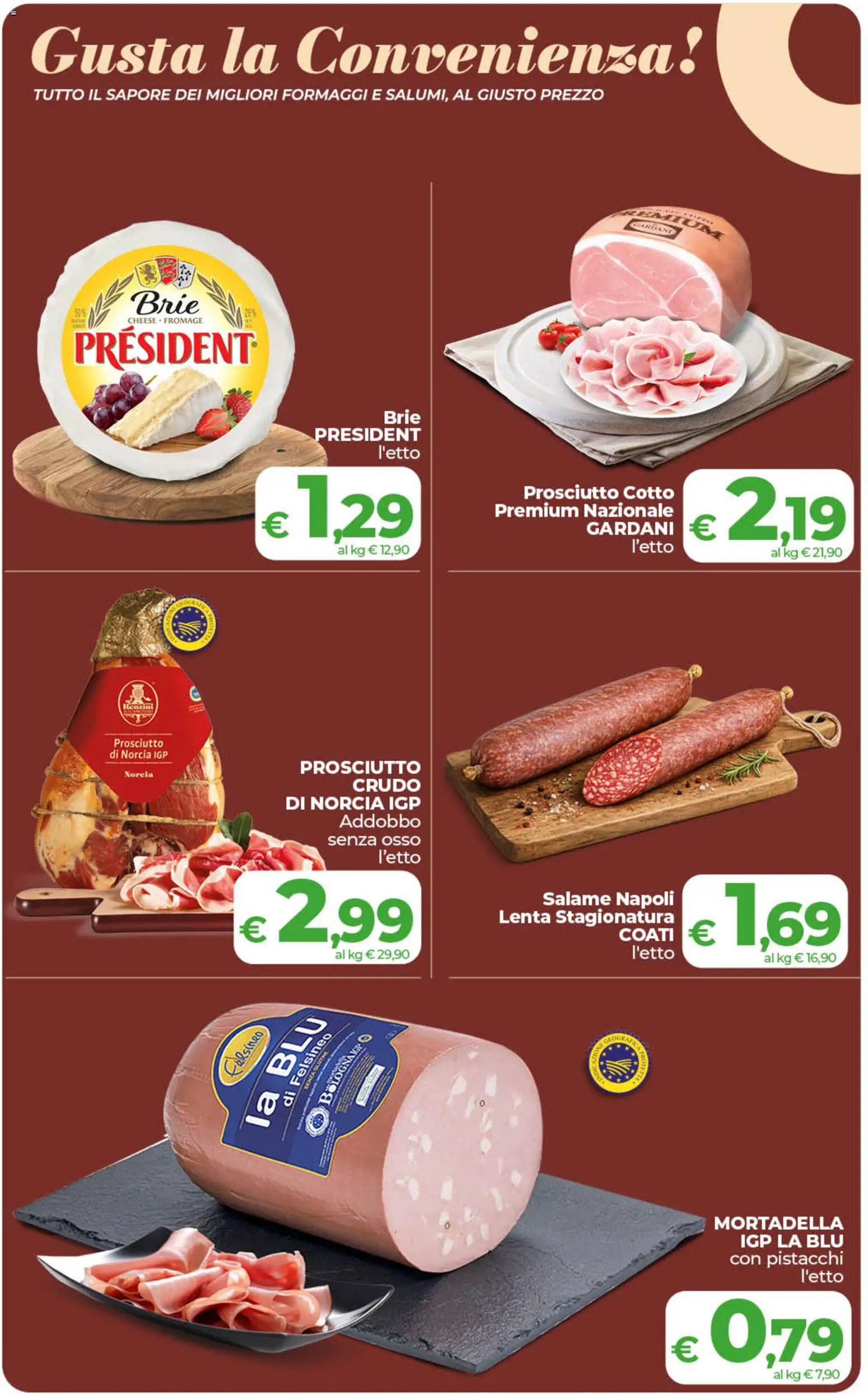 Volantino COOP del 09.06.2026 | Pagina: 9 | Prodotti: Prosciutto Cotto, Salame, Mortadella, Pistacchi