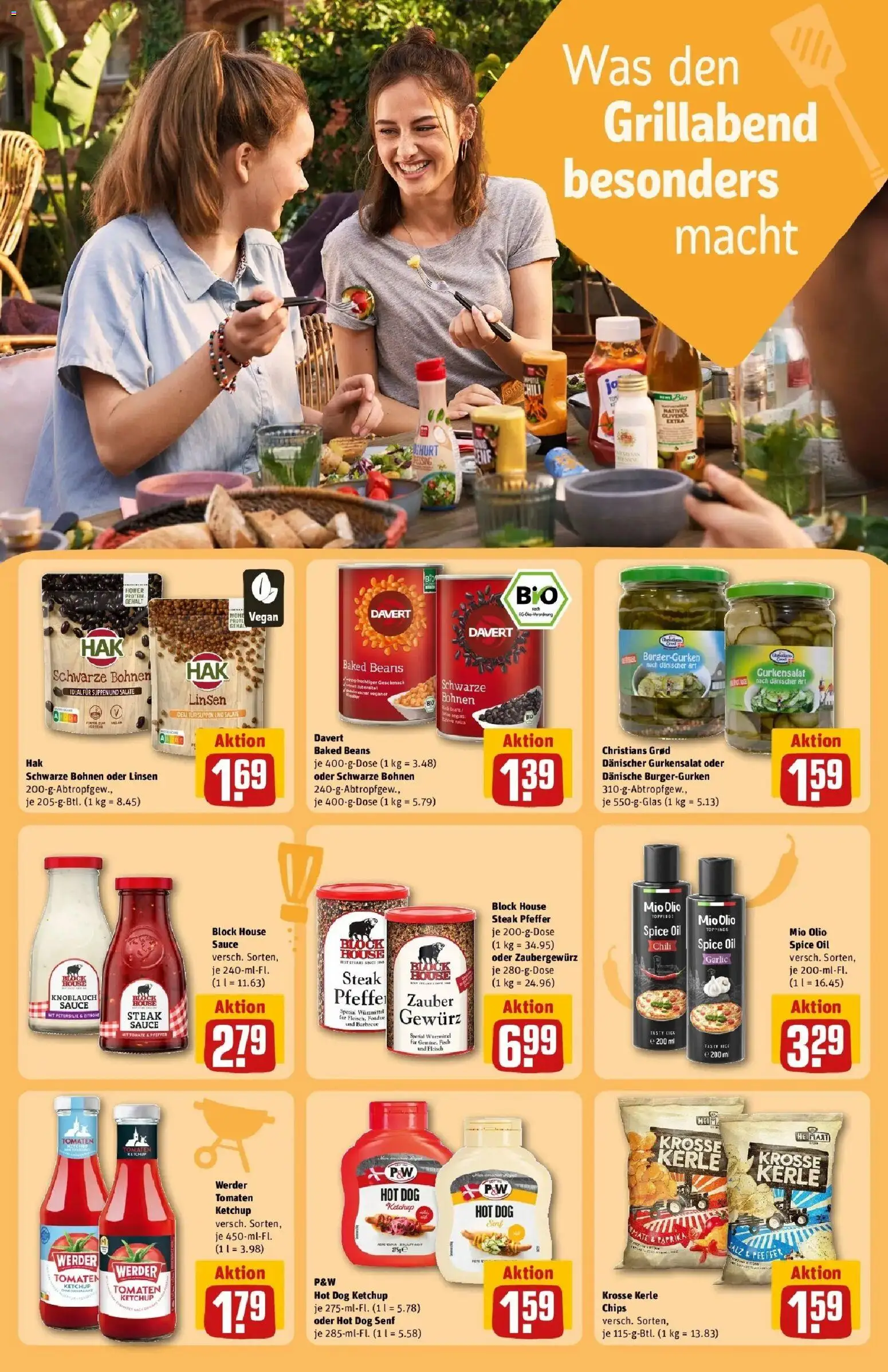 REWE Prospekt ab 03.08.2026 zum Blättern » Angebote | Seite: 16 | Produkte: Olivenol, Chili, Petersilie, Fondue
