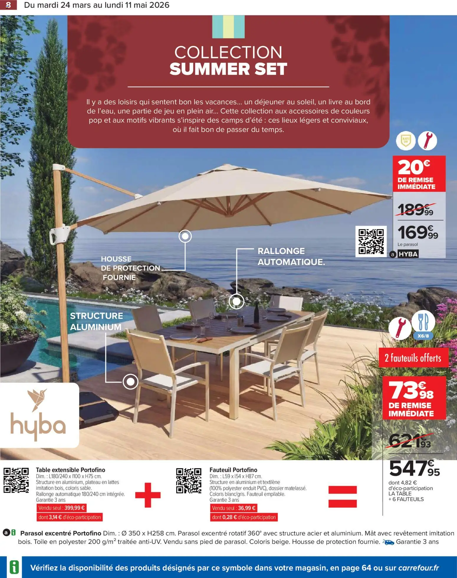 {H1} | Page: 8 | Produits: Plateau, Table, Parasol, Livre