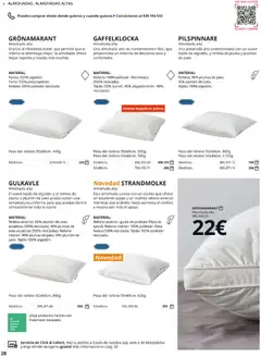 Vista previa IKEA - Ropa de cama válido desde el 01/09/2026 | Página: 28 | Productos: Aves, Peso, Pato, Almohada