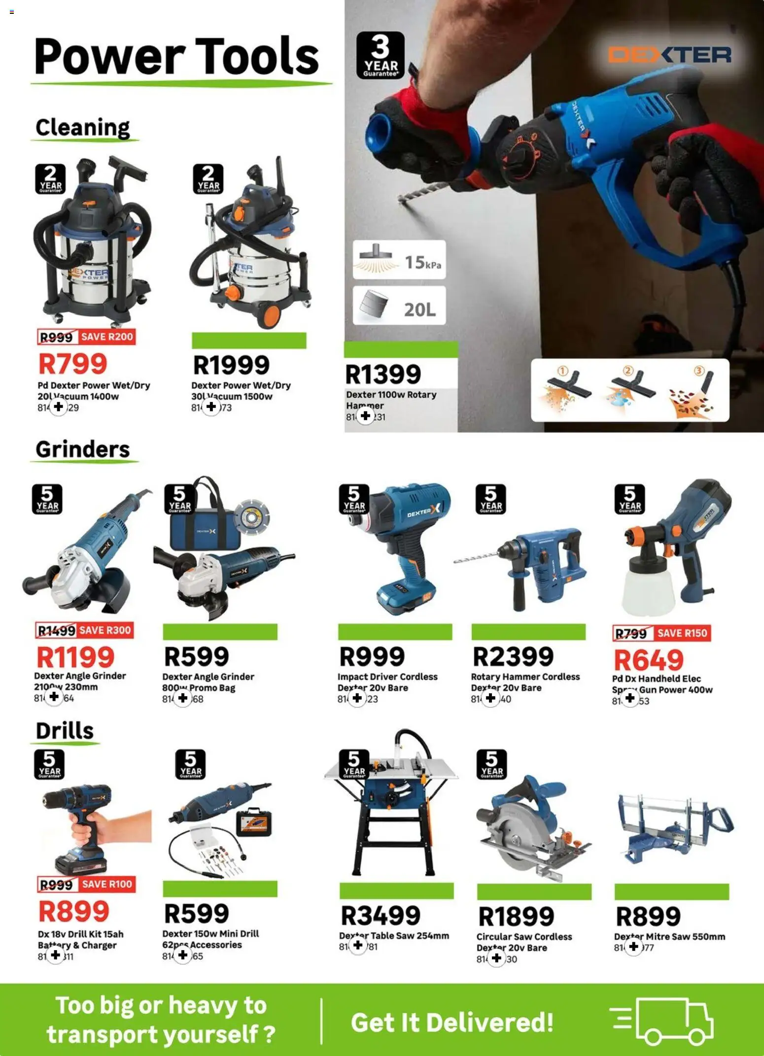 New Leroy Merlin catalogue – valid from 11.04.2026 | Page: 27 | Products: Bag, Rotary hammer, Battery, Hammer