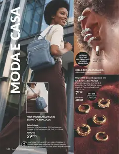 Anteprima del volantino Avon catalogo - campagna 8/2026 valido a partire dal 01/08/2026 | Pagina: 134 | Prodotti: Zaino, Orecchini