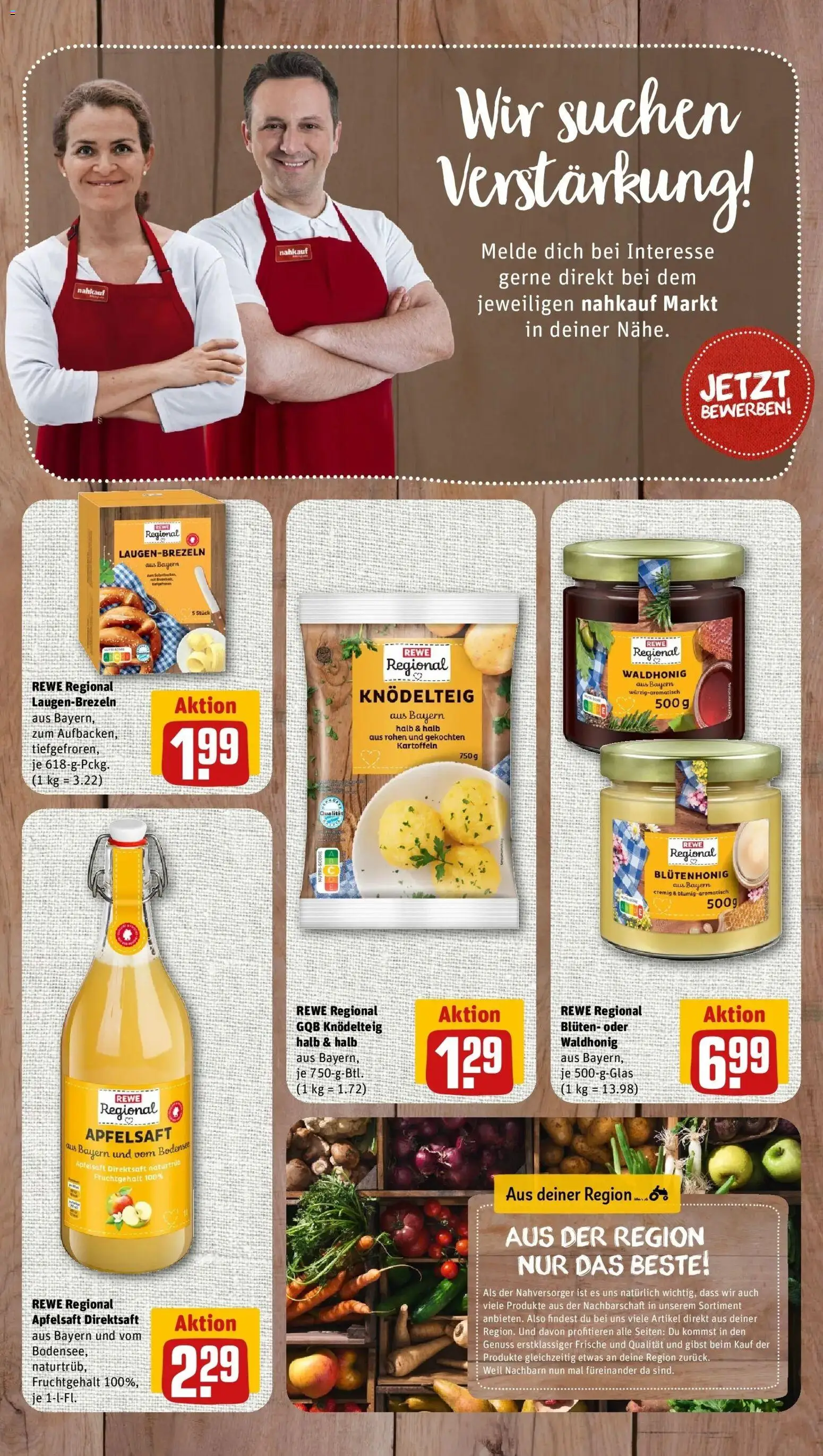 REWE Prospekt ab 24.08.2026 zum Blättern » Angebote | Seite: 7 | Produkte: Apfelsaft, Kartoffeln