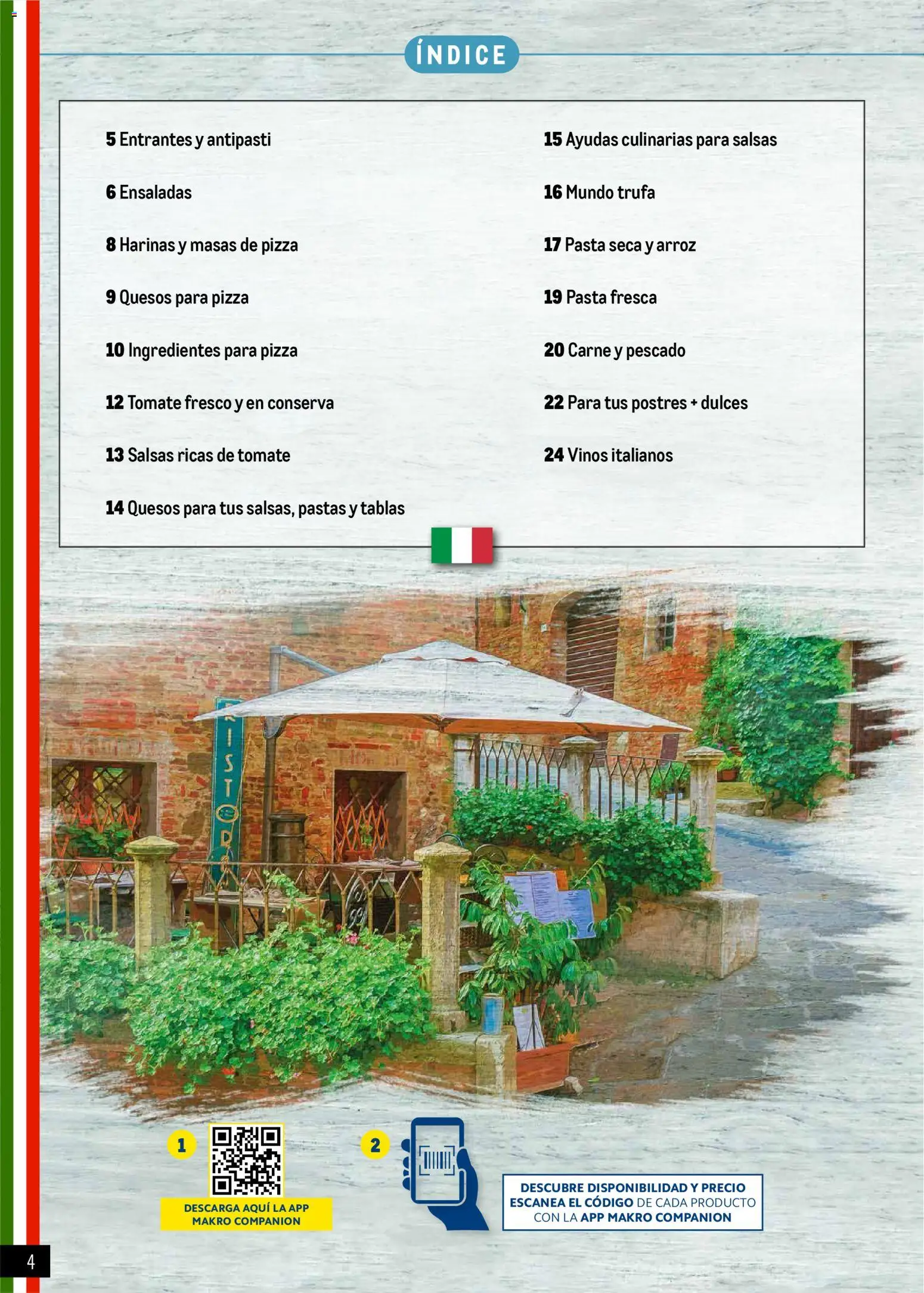Makro Restaurantes italianos Prat │ válido desde el 27.03.2026 | Página: 4 | Productos: Κρεμάστρα, Pizza, Pescado, Pasta