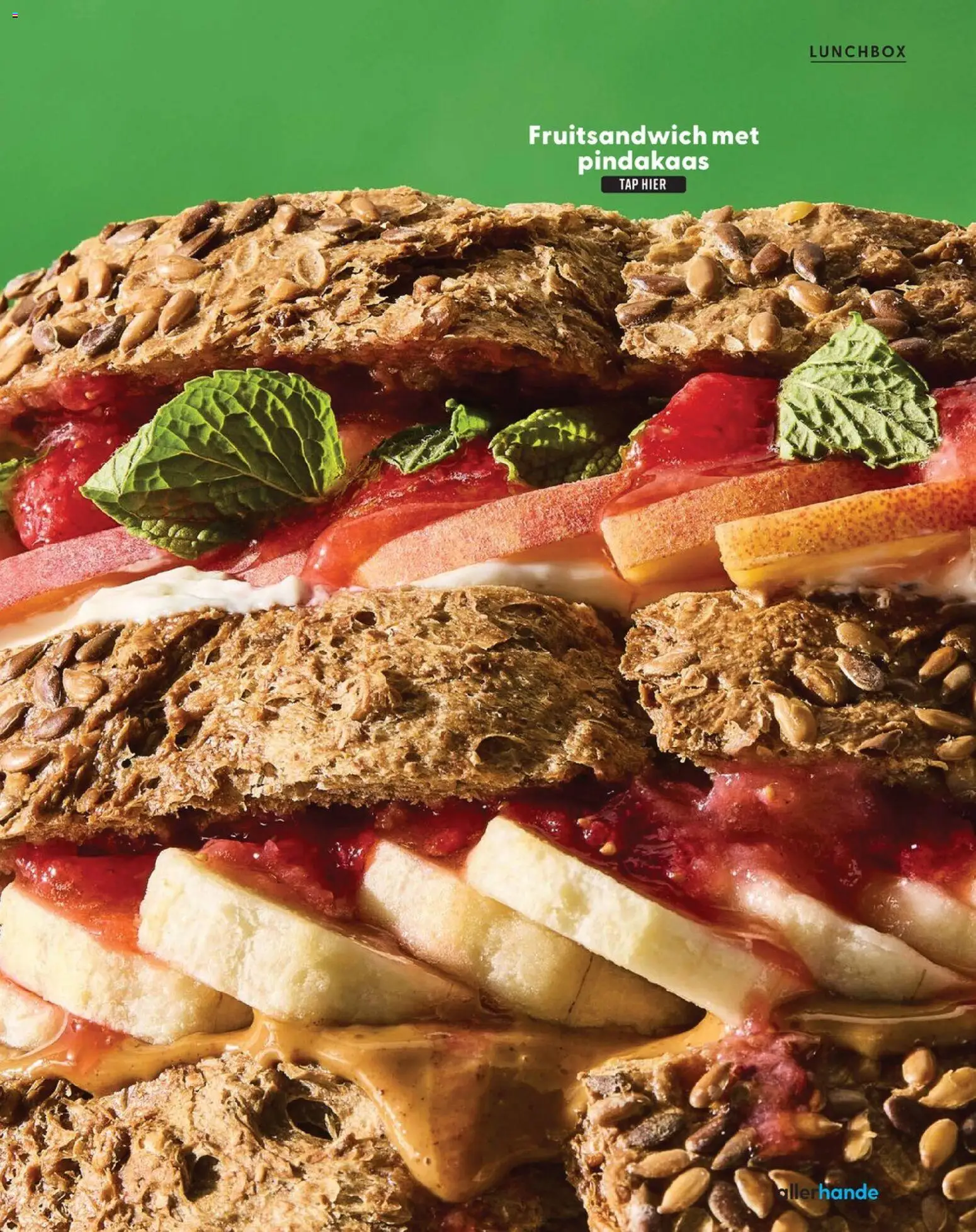 {H1} | Pagina: 69 | Producten: Lunchbox, Sandwich, Pindakaas