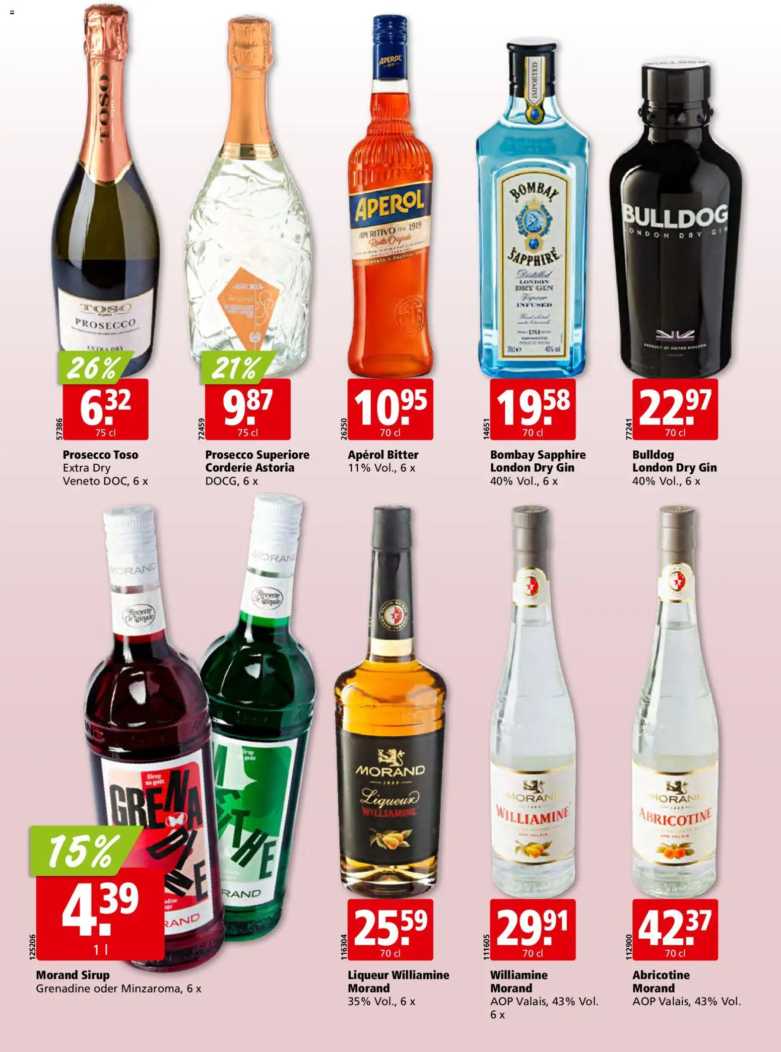 Aligro aktionen – gültig ab 02.11.2026 | Seite: 26 | Produkte: Sirup, Prosecco, Gin